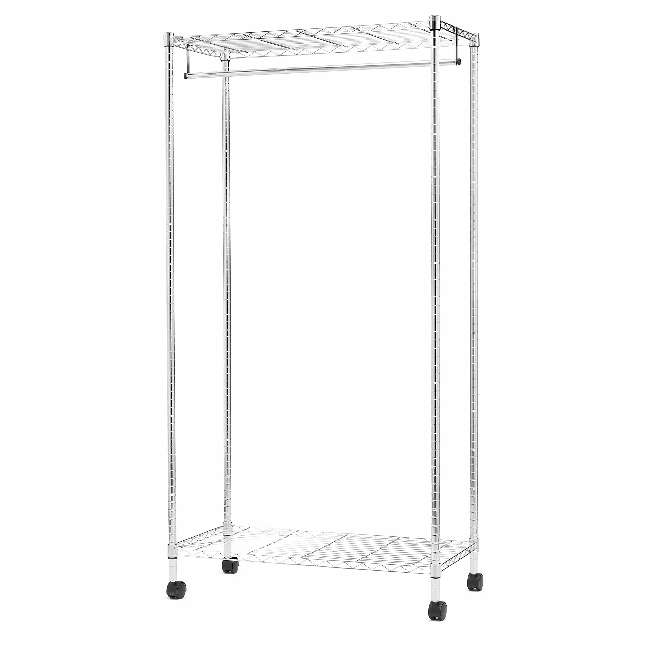 Amazon Basics Appendiabiti cromato 89 x 45 x 180 cm