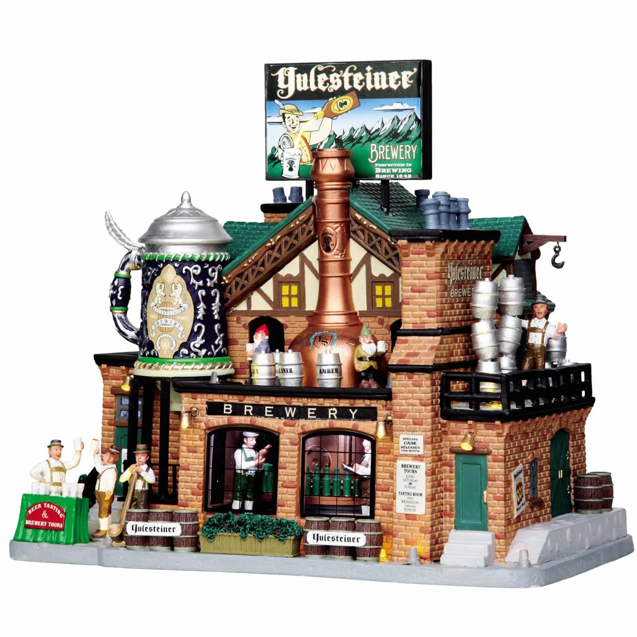 Lemax Caddington Village Sights & Sounds Yulesteiner Brewery