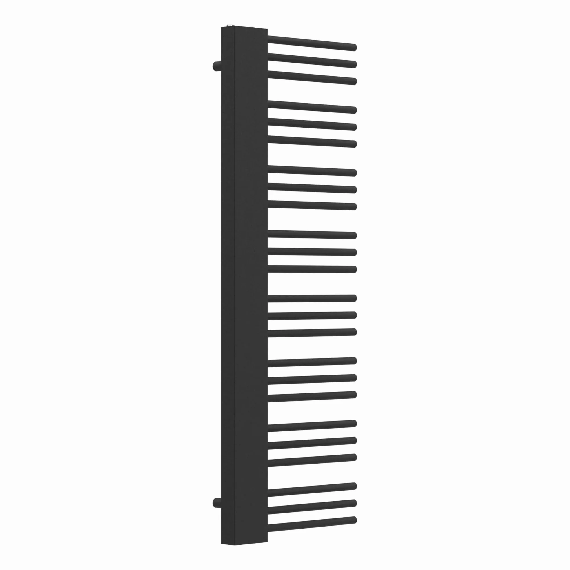 [neu.haus] Scalda Asciugamani da Parete Scaldasalviette ad Acqua Calda Radiatore per Bagno Termoarredo in Acciaio 146 x 45 cm 558 W Nero