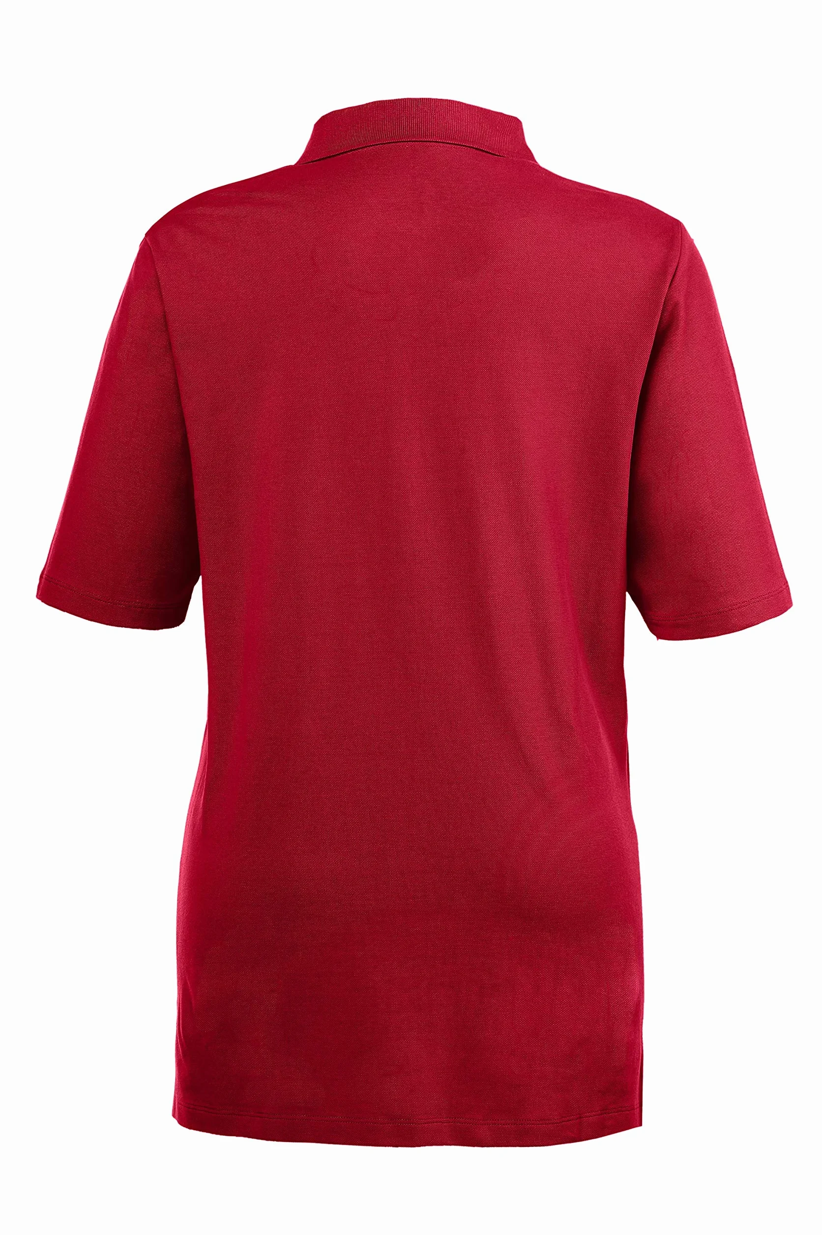 Ulla Popken Maglia Polo di Cotone con abbottonatura con Nastro di Velluto 637297