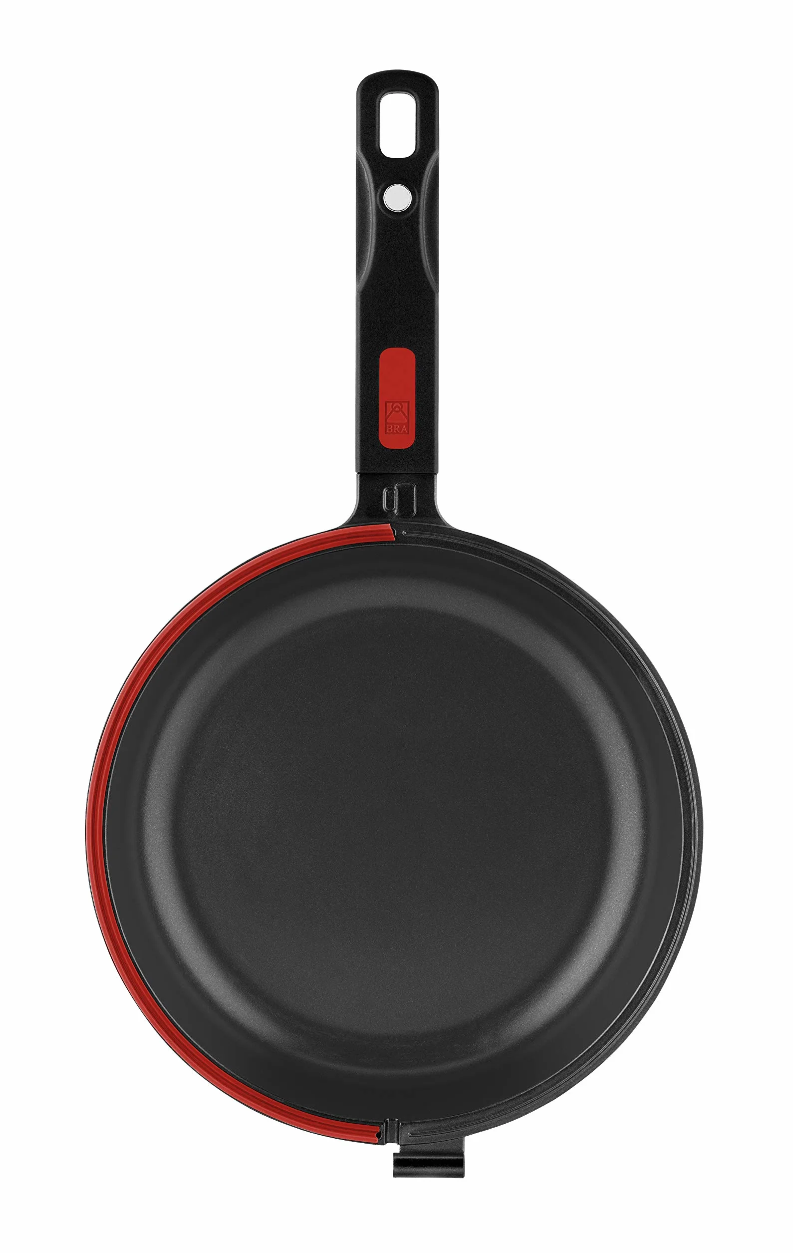 BRA Dupla Premiere Padella doppia per frittata in alluminio fuso 24 cm antiaderente a triplo strato senza PFOA