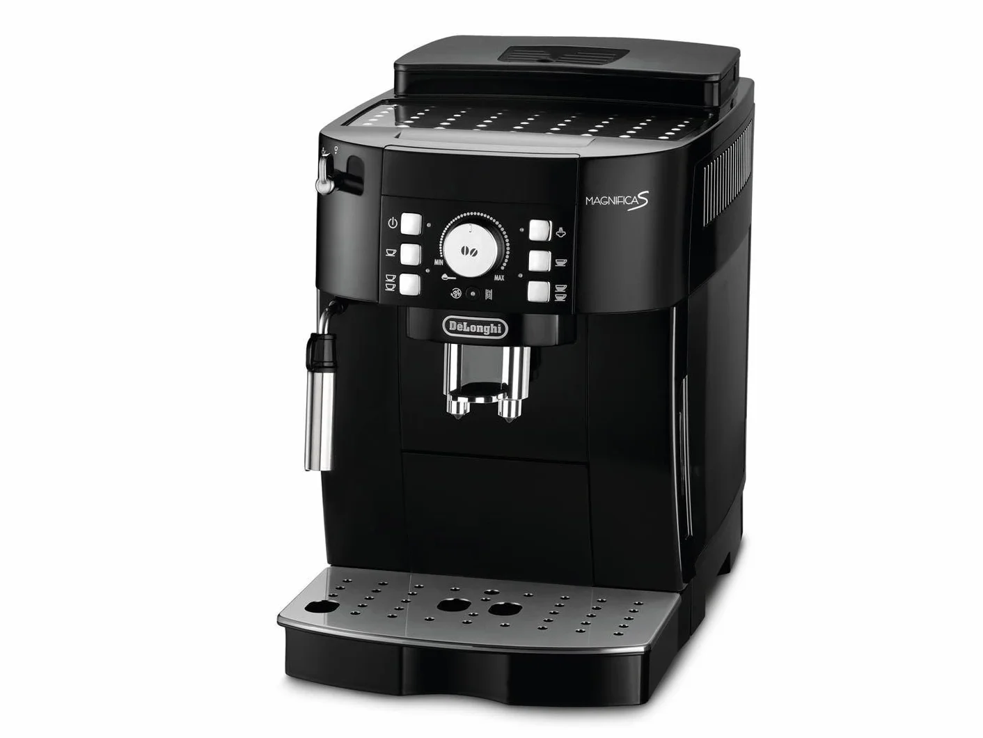 De'Longhi Perfetto Magnifica S ECAM21.110.B Macchina da Caffè Automatica Espresso Cappuccino, 1450 W, 1,8 lt, Nero