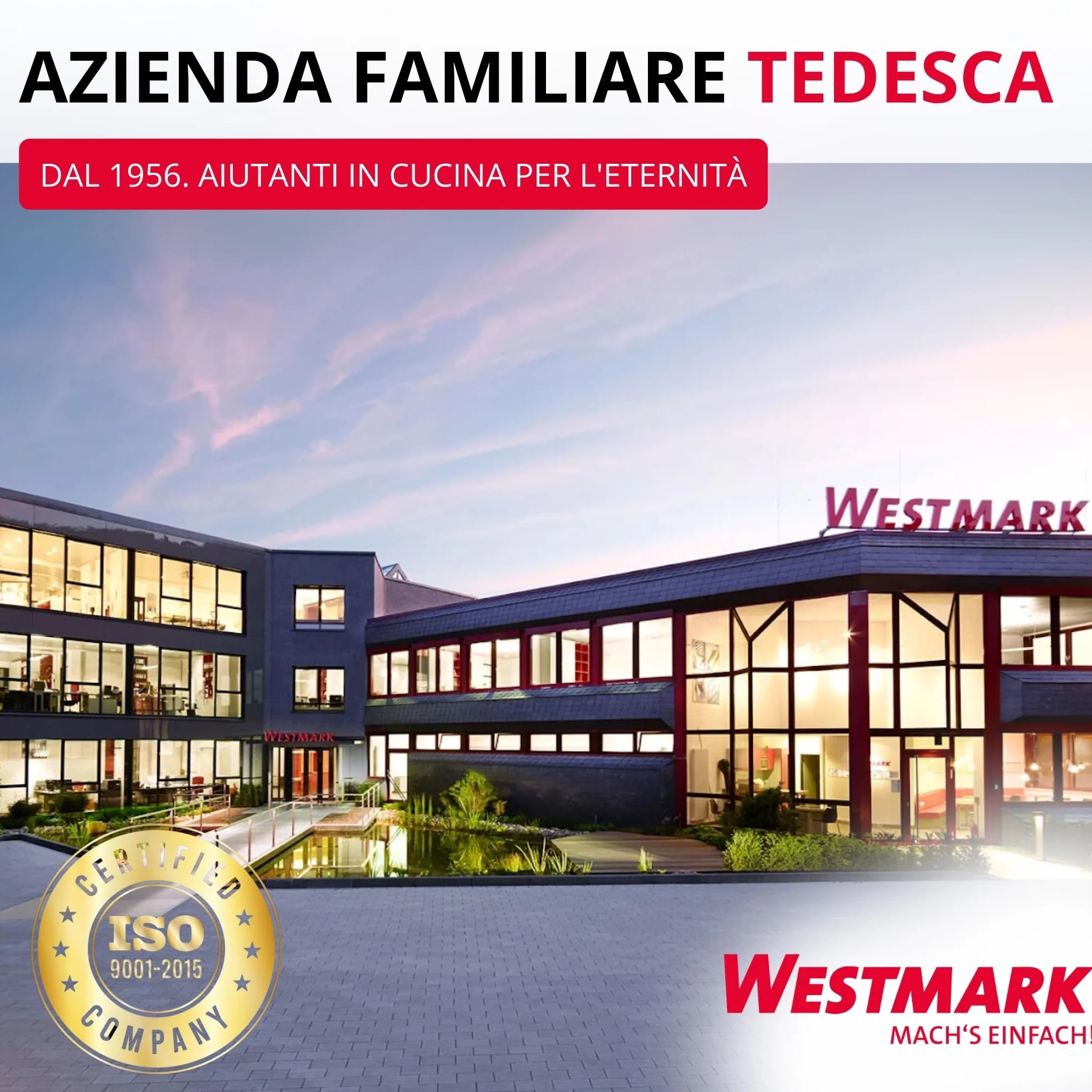 Westmark Sieger Clou 30 Apriscatole da montare al tavolo 84 cm Acciaio inox