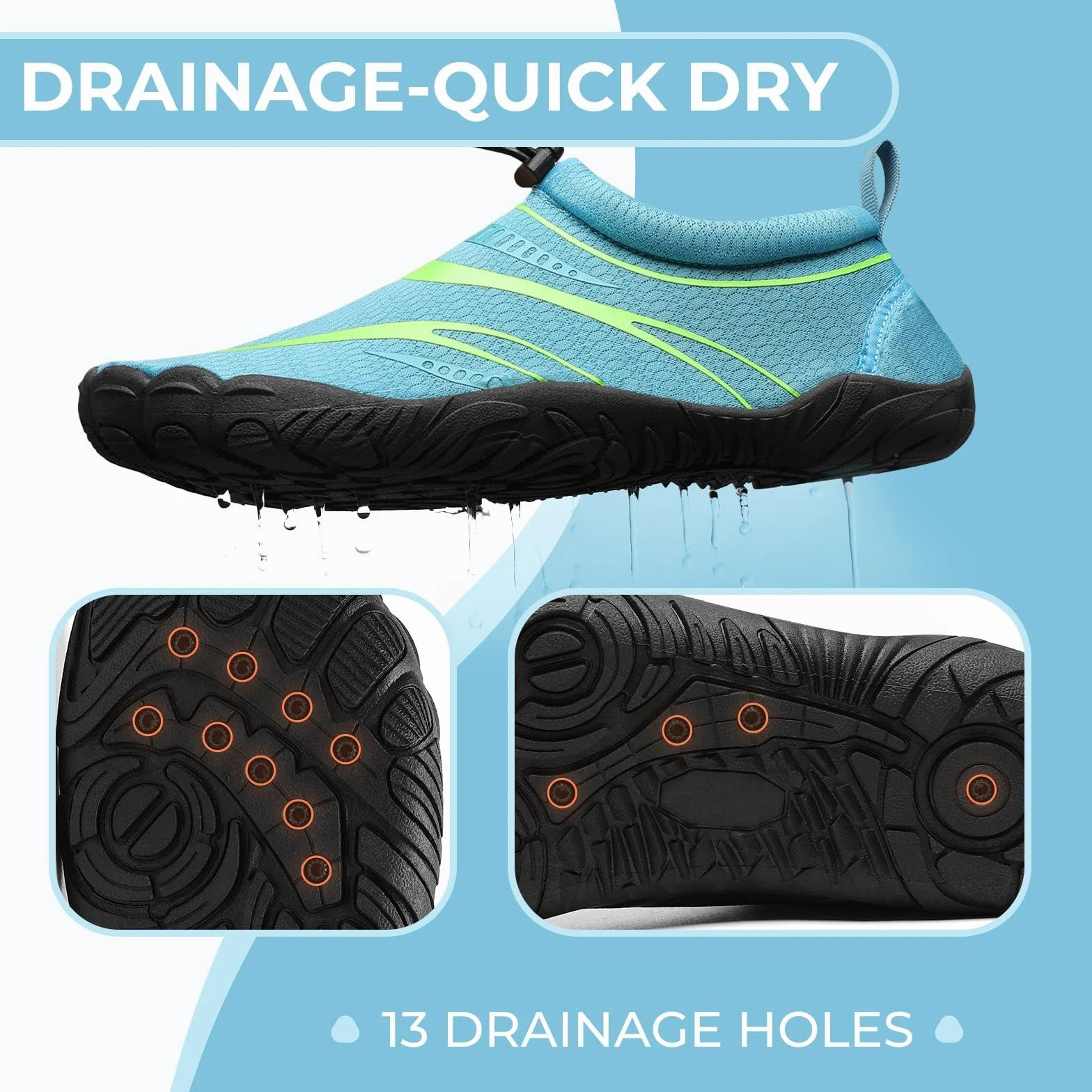 Mishansha Unisex Sport Acquatici Scarpe Donna Leggero Antiscivolo Scarpe da Surf Uomo Summer Immersione Scarpette per Beach Swim Yoga 36-46EU