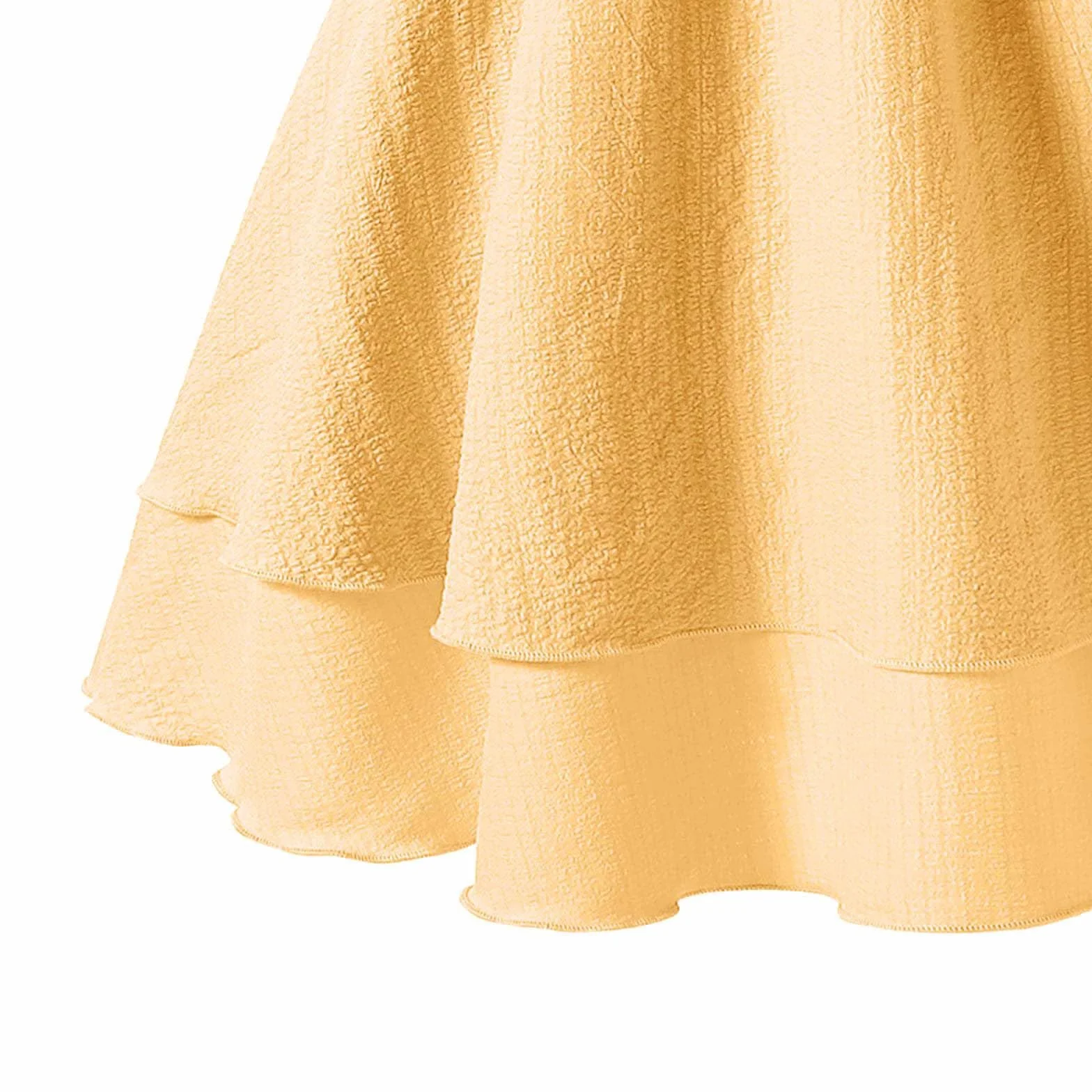 Vestito estivo da ragazza senza maniche casual giallo per bambini 8 12 anni