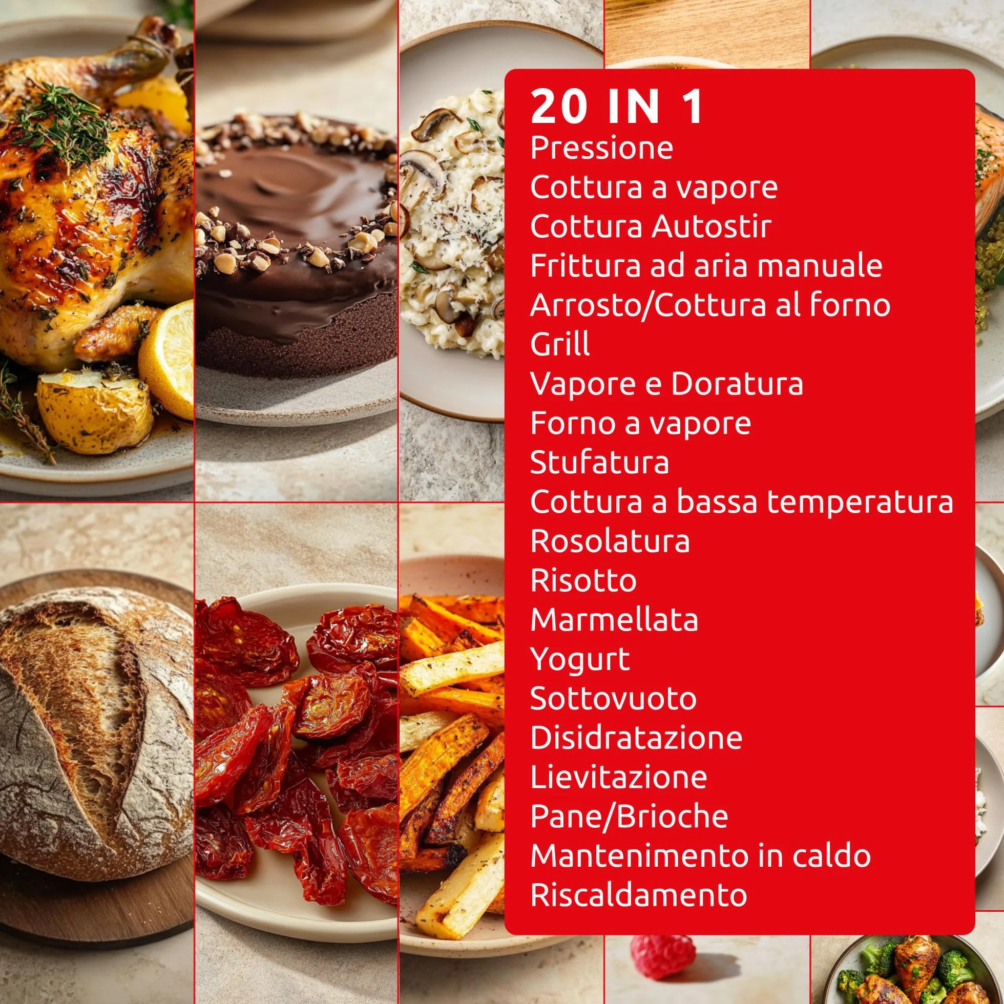 Moulinex Cookeo Infinity Multicooker con Pala Mescolatrice Automatica, 20 Modalità di Cottura, Pentola a Pressione, Friggitrice ad Aria, Cottura a Vapore, Schermo LED Wi-Fi