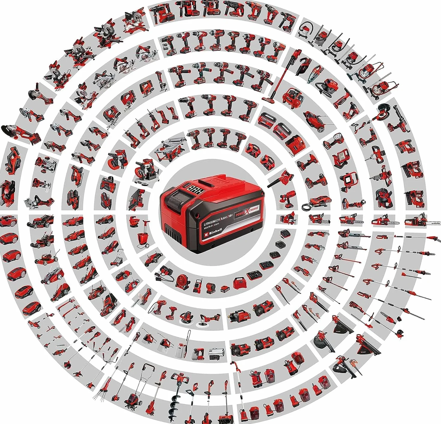 Einhell BRILLIANTO Power X-Change Lavavetri a batteria 18 V 28 cm