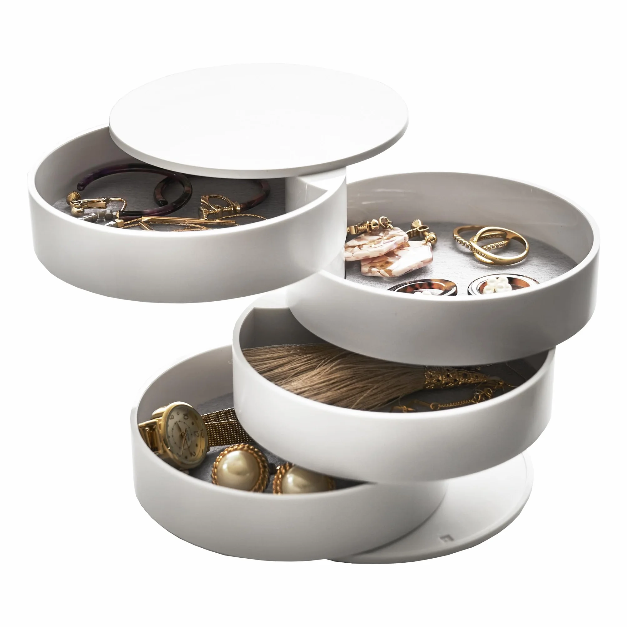 YAMAZAKI Portagioie Tower ABS Bianco