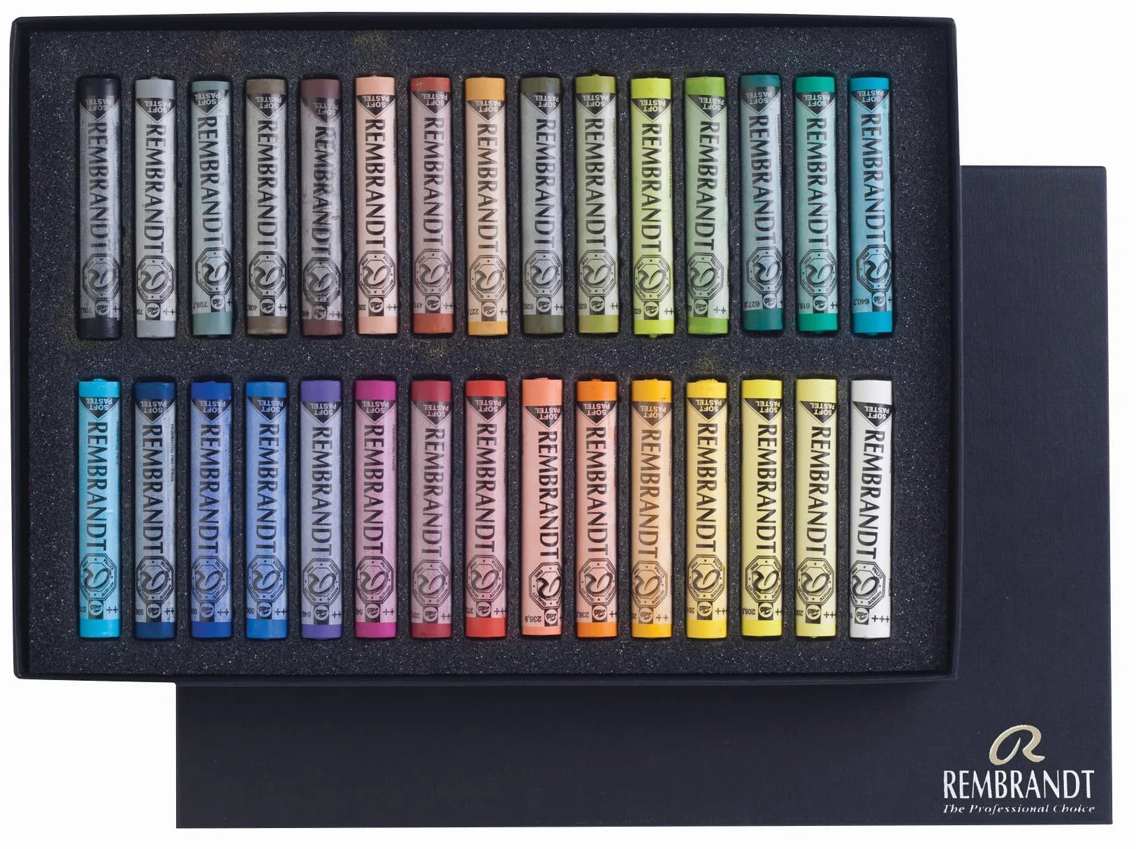 Rembrandt Set professionale di pastelli morbidi Selezione generale di colori | 30 pastelli interi