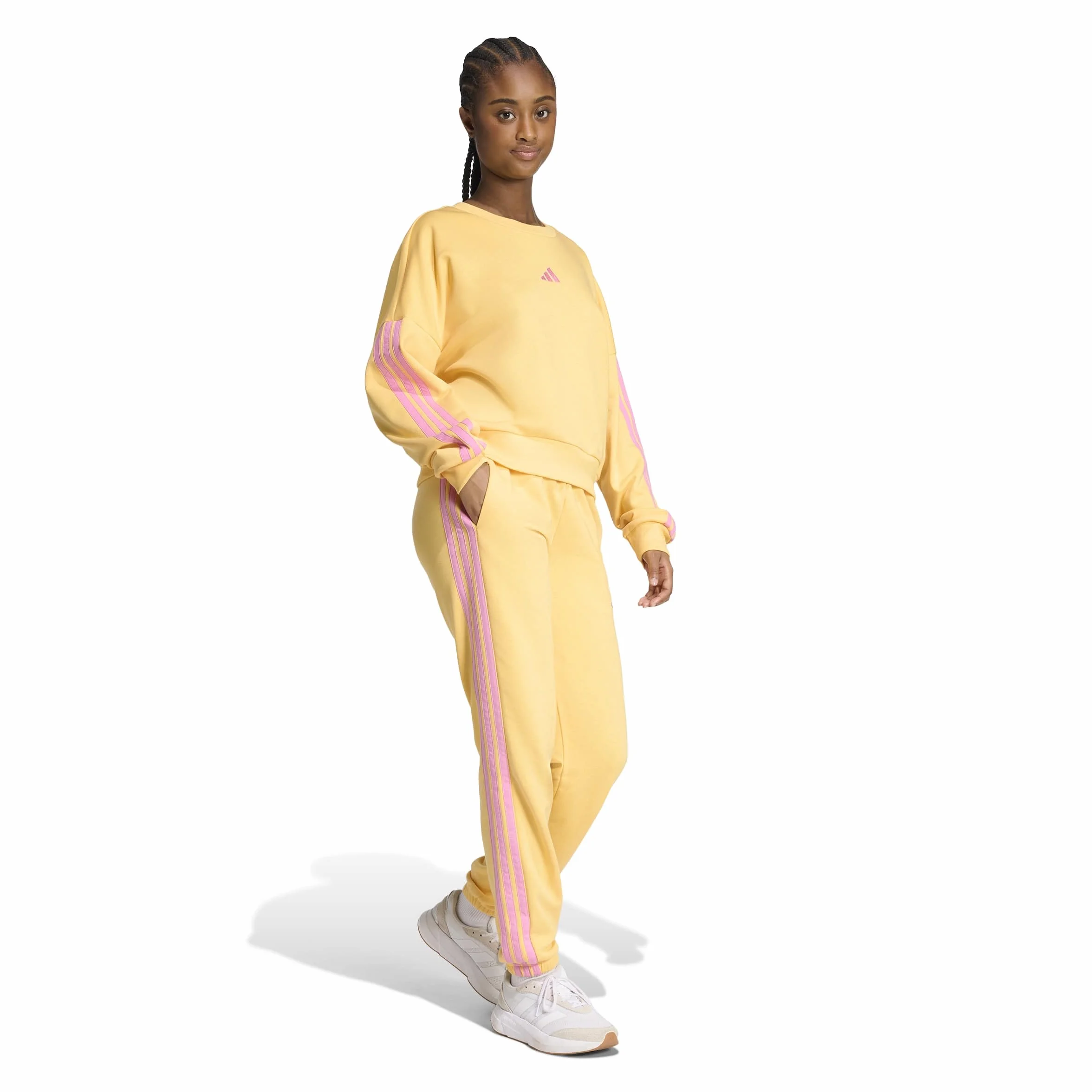 adidas Donna Essentials 3-Stripes French Terry Sweatshirt