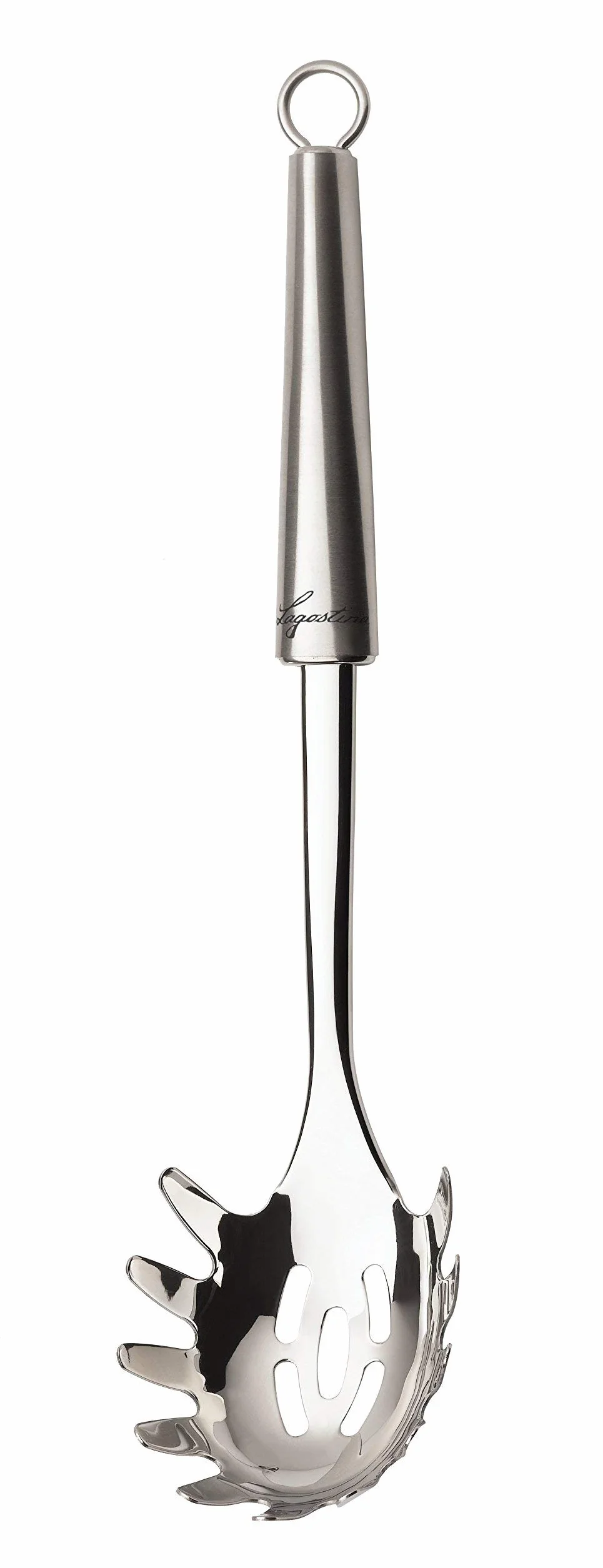 Lagostina I Cucinieri Servispaghetti con Anello, Acciaio Inox 18/10, 31 cm