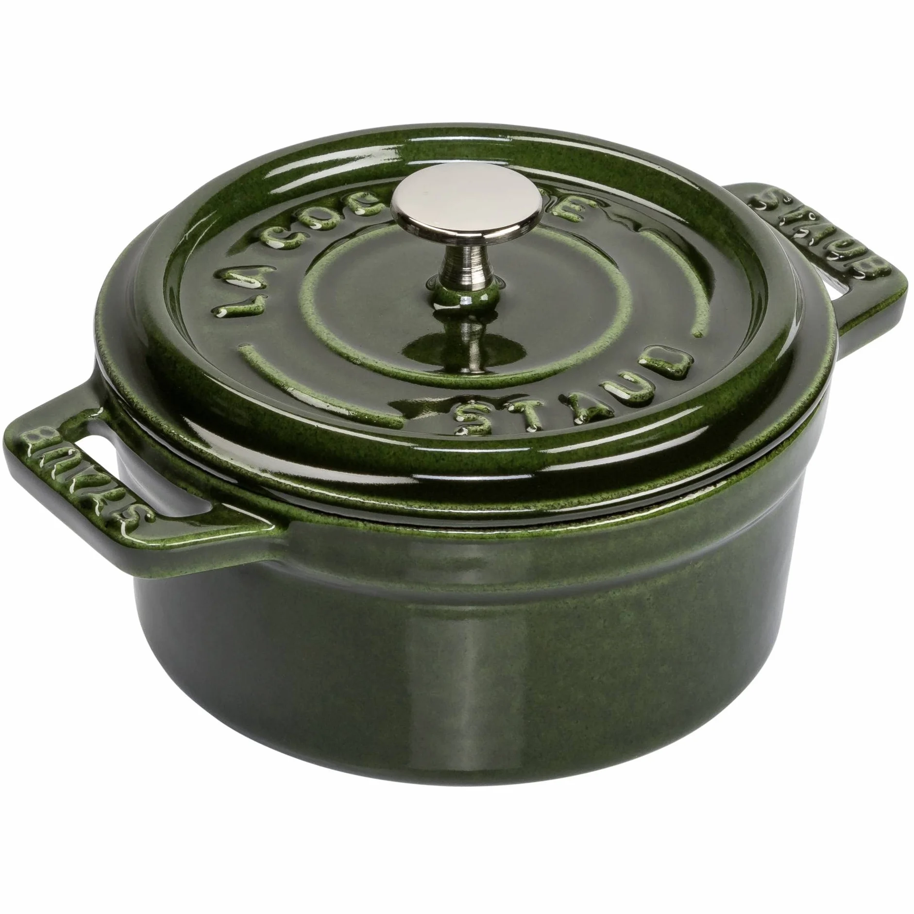 STAUB La Cocotte Casseruola, Ghisa, Verde Basilico, 10 cm
