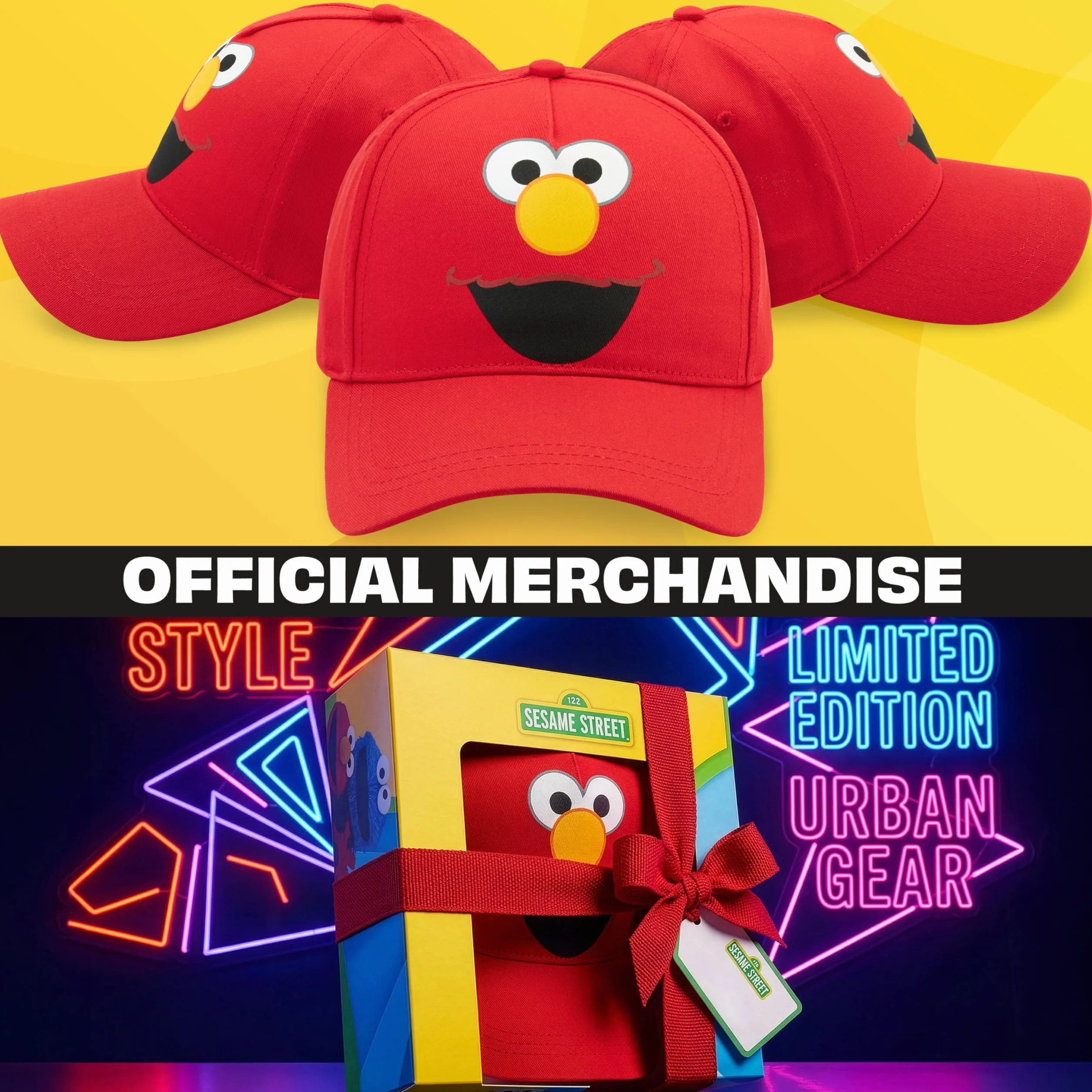 Sesame Street Cappello Baseball Occhiali da Sole Bambino Set Protezione UV400