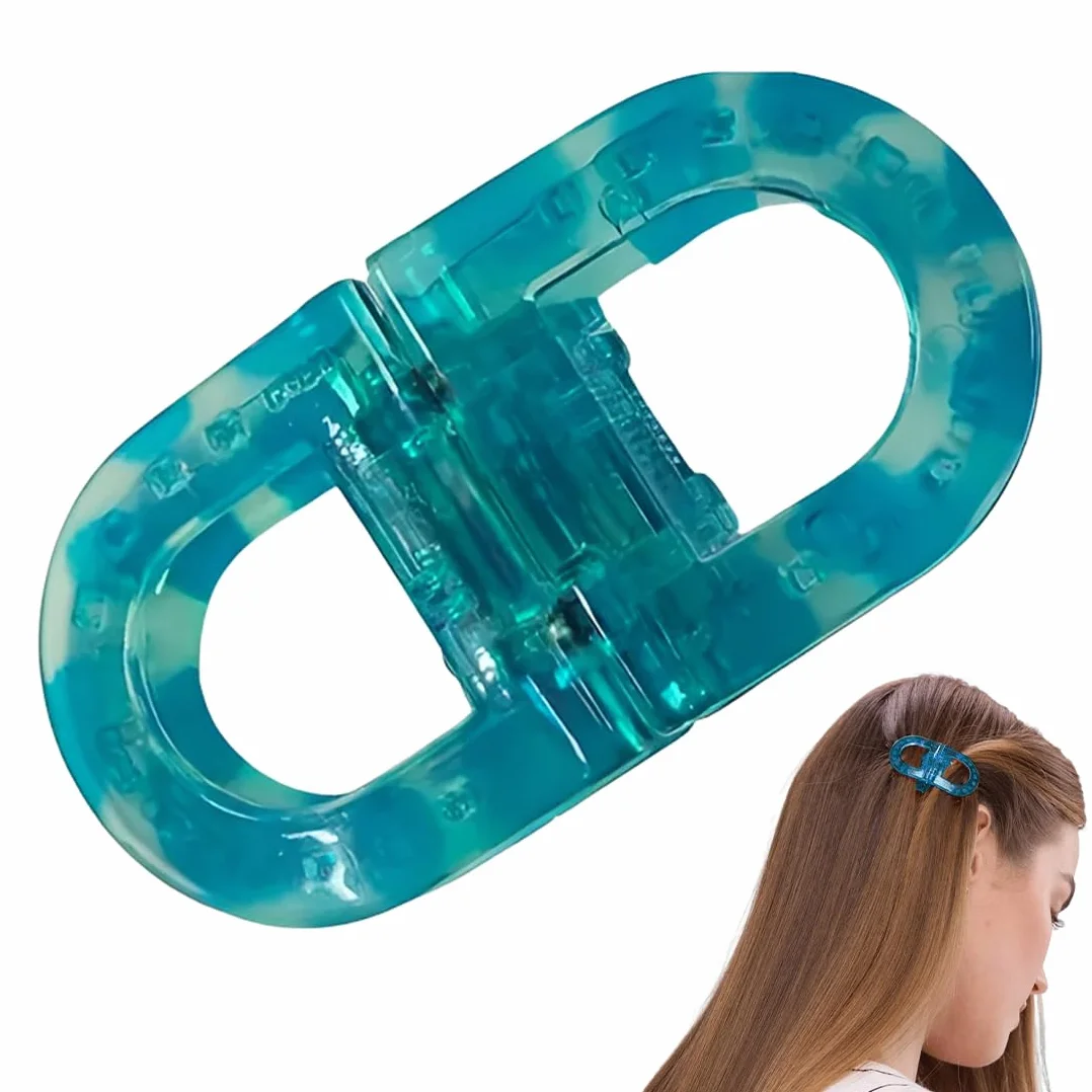 Pinze Per Capelli Magnetiche a Forte Tenuta Professionali Blu