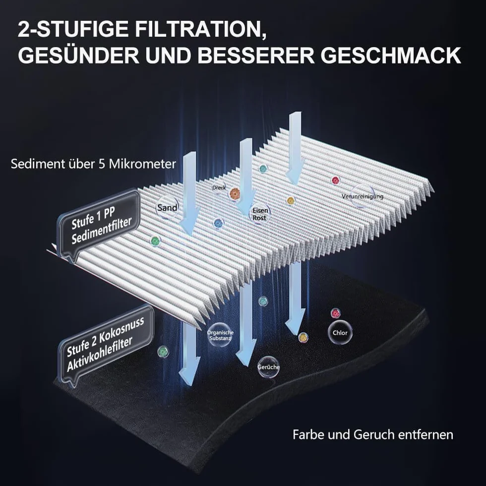 Lecon Distributore di acqua calda, 15 l, distributore di acqua in acciaio inox, 3000 Watt, riscaldamento rapido, macchina per acqua calda elettrica con timer, visualizzazione del tempo di temperatura