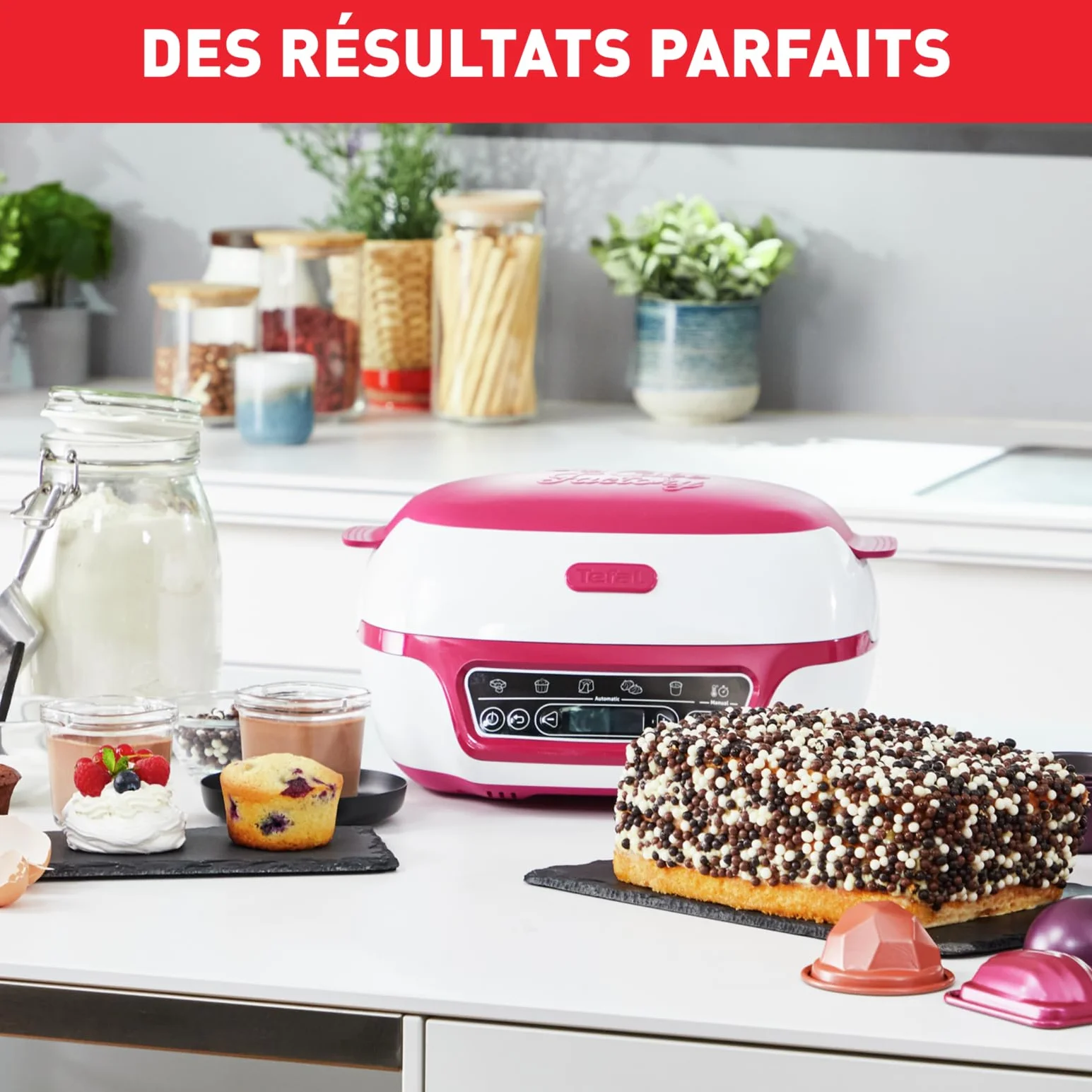 Tefal Cake Factory Delizie Macchina per torte intelligente compatibile CreaBake