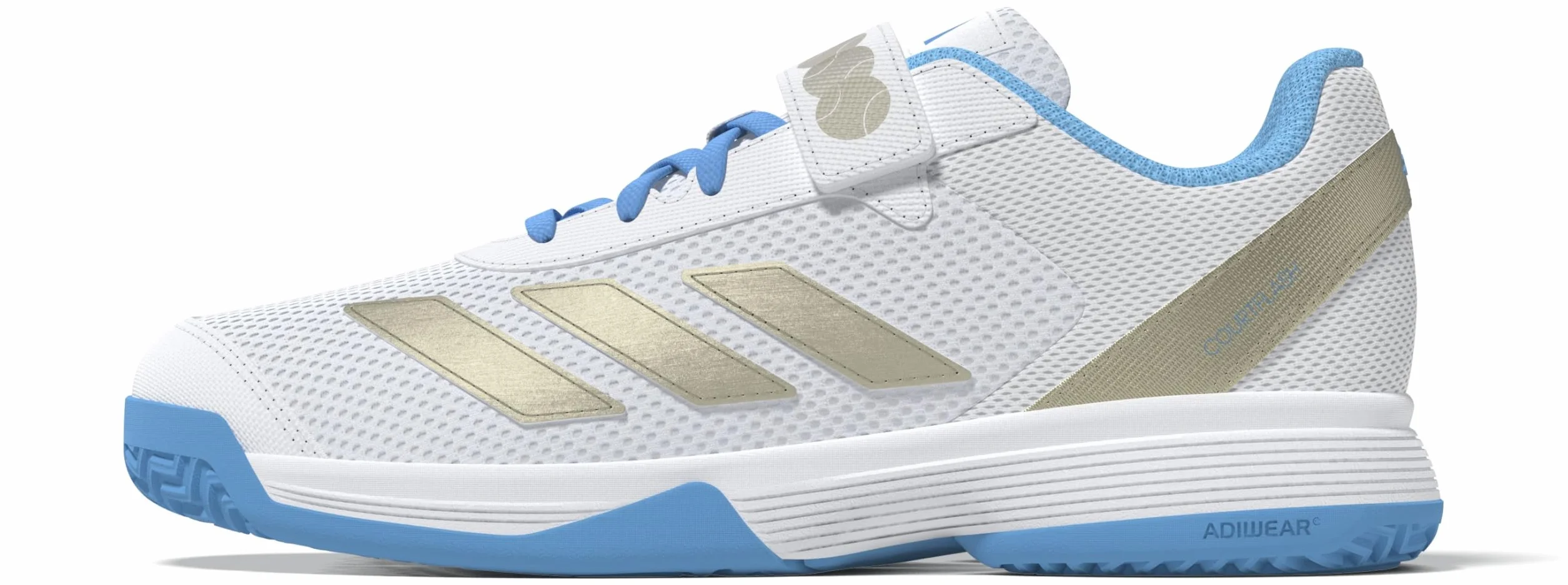 adidas Courtflash Hook-And-Loop Kids Tennis Shoes