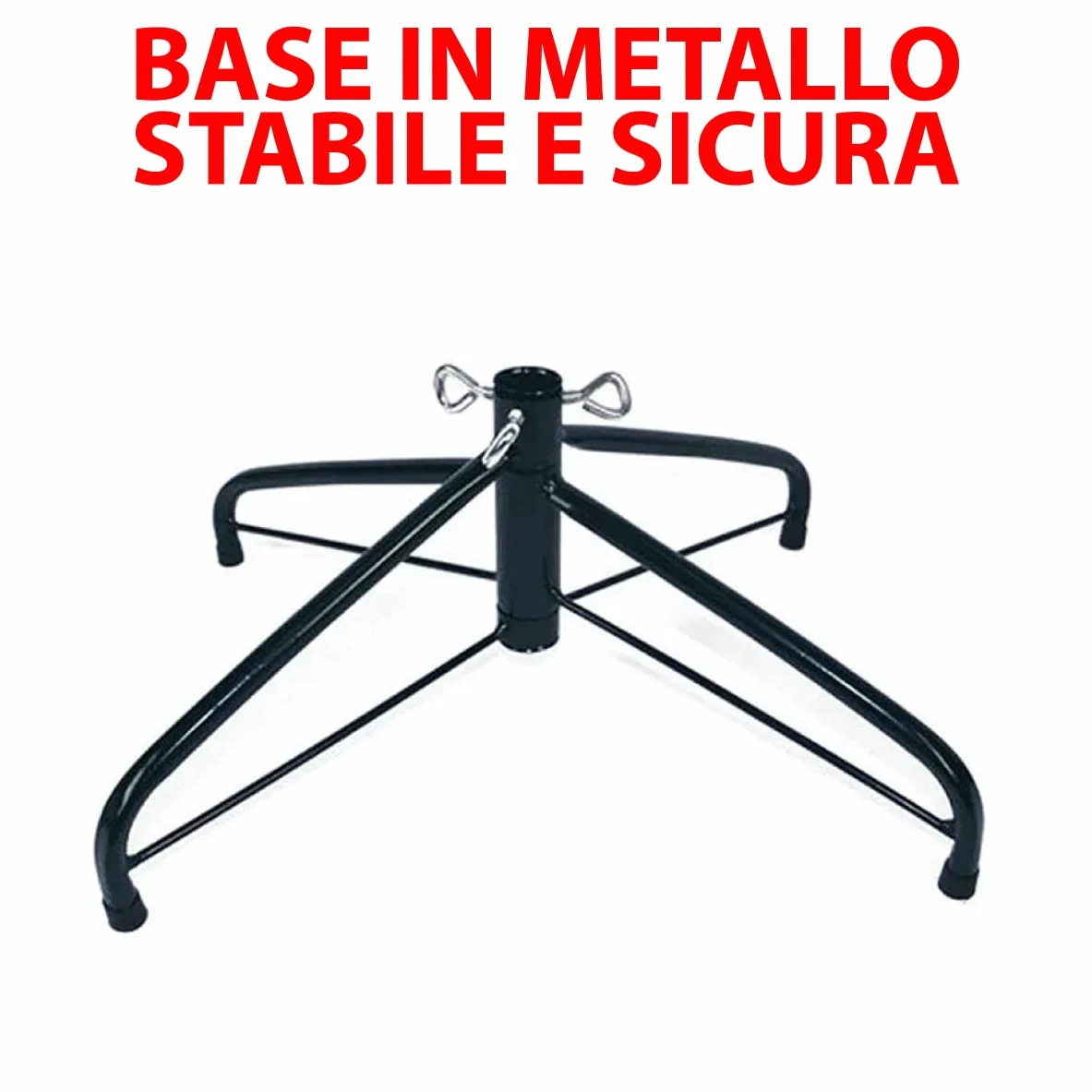 Albero Di Natale 240 Cm Con Sacca Effetto Reale 1516 Rami Foltissimo Molto Folto Rami A Gancio Base A Croce Sicura In Metallo Doppia Foglia Colorata In PVC Abete Natalizio (240 Cm, 1516 Rami)