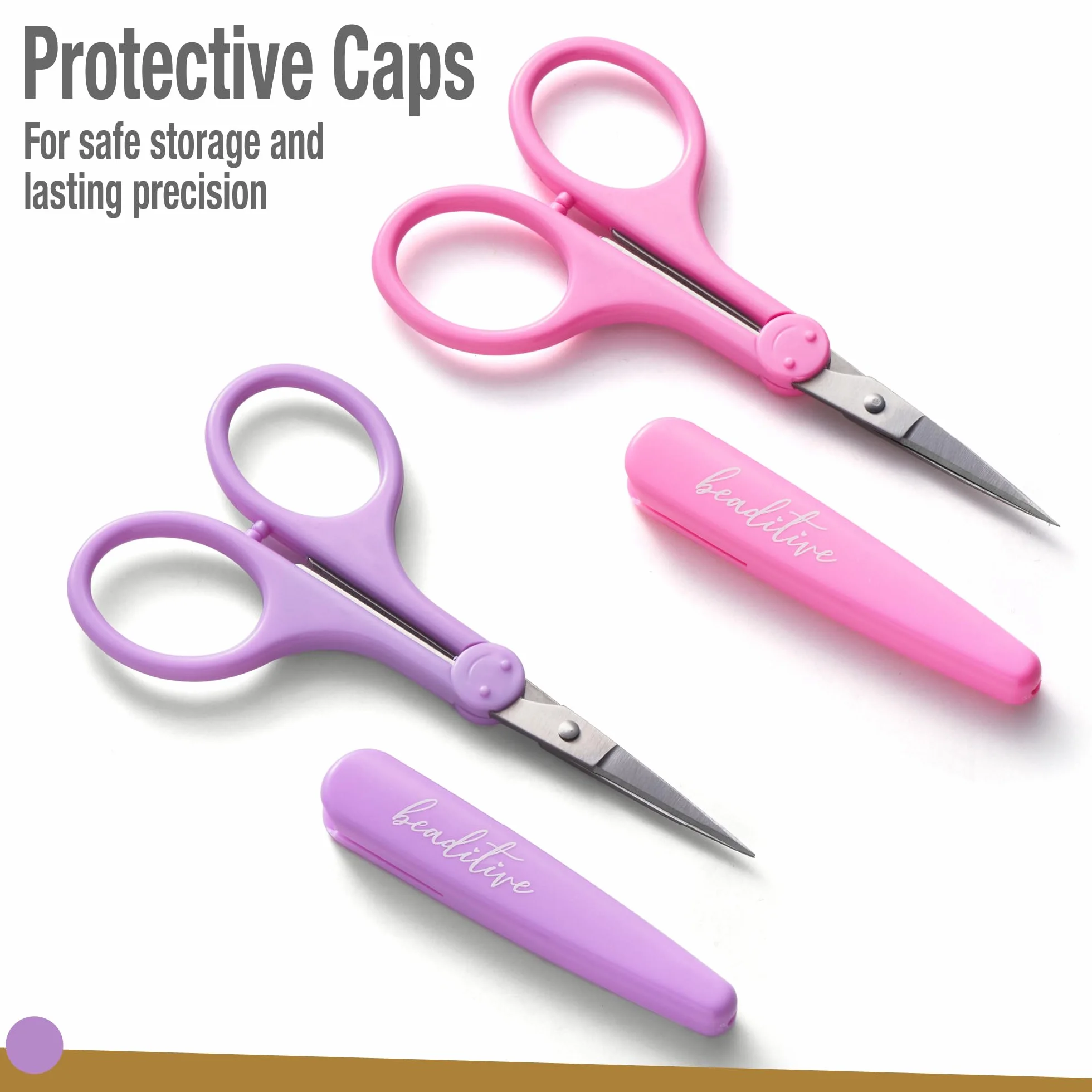 Forbici Precisione Alta Acciaio Inossidabile Set 2 Pezzi Taglio Carta Scrapbooking Cucito
