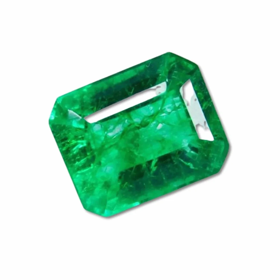 Smeraldo Colombiano Verde 9,56 ct Gemma Libera Taglio Certificato