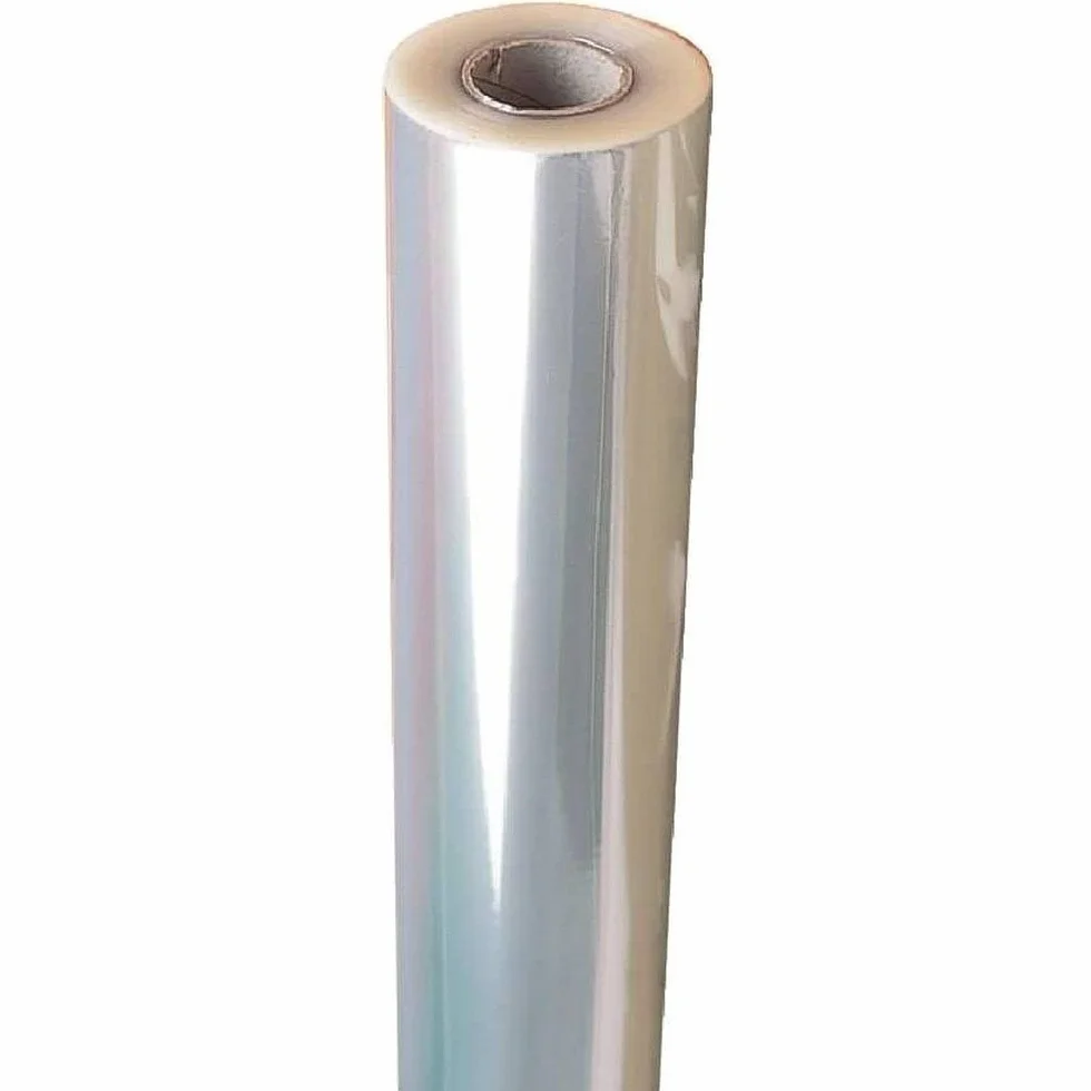 Bobina CELLOPHANE Trasparente VARIE MISURE Rotolo per imballaggio Grande convenienza Carta Regalo per Confezione Fiori (1 metro x 120 metri 35 my)