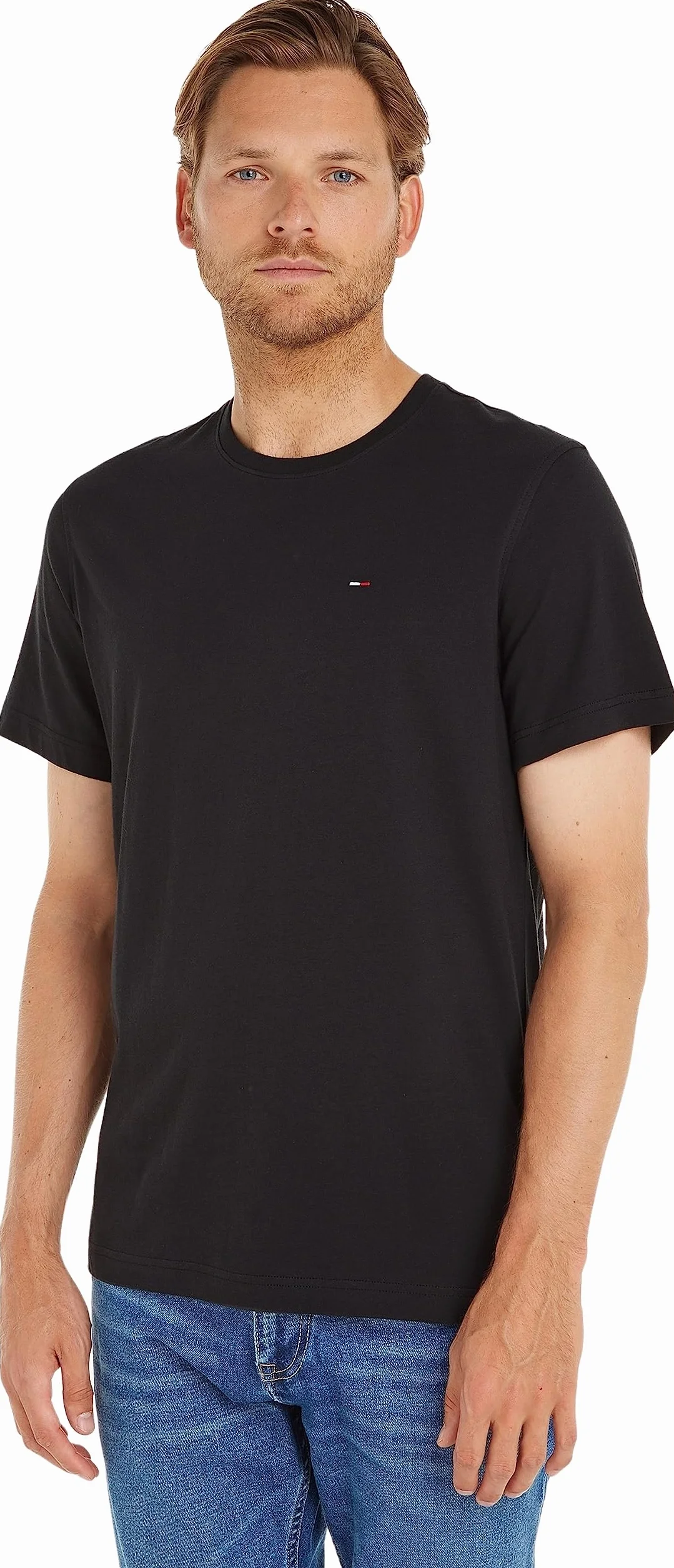 Tommy Jeans Uomo T-Shirt Maniche Corte Slim Fit