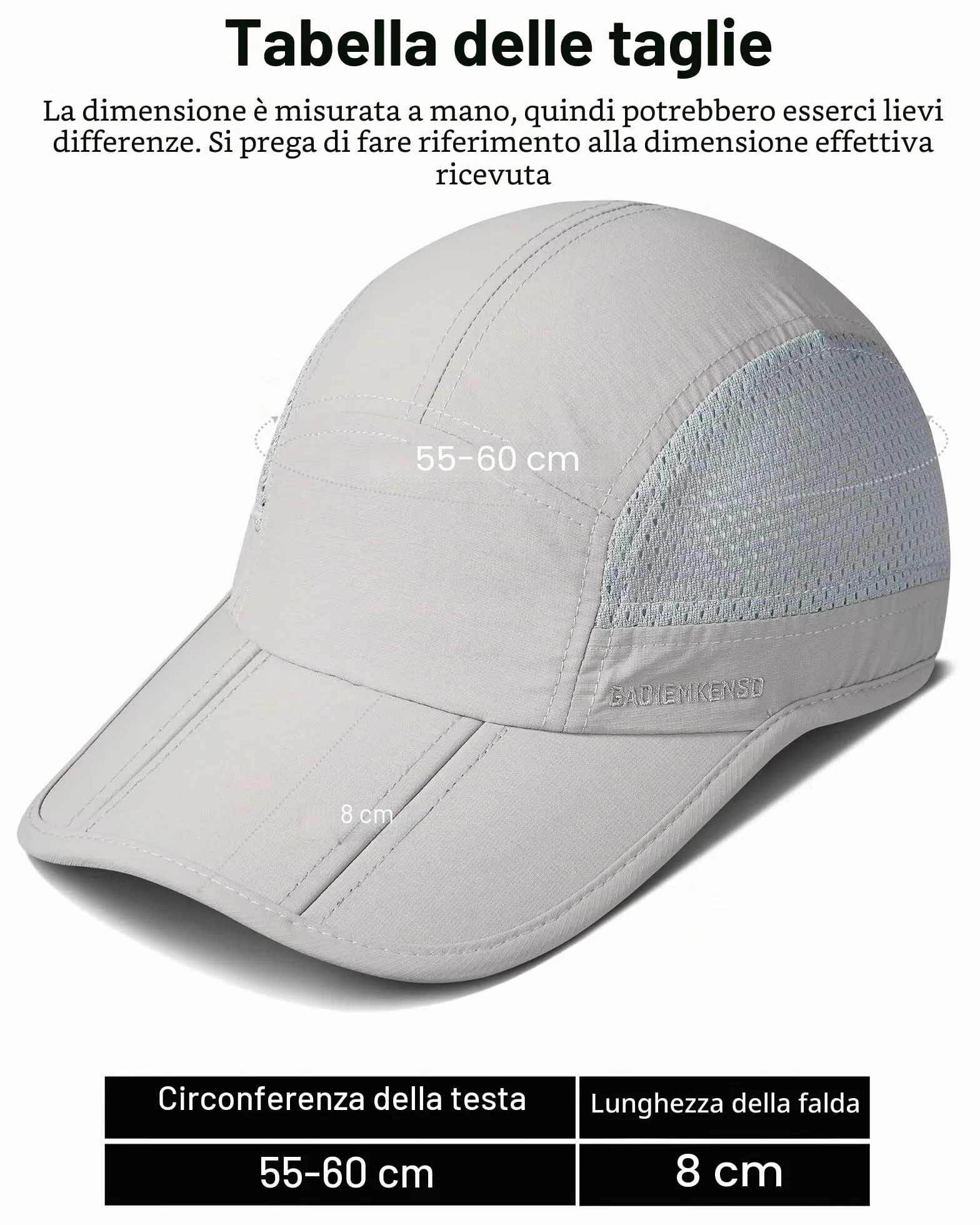 Folding Outdoor Hat UPF 50+ Sun Protection Mesh Sport Hat