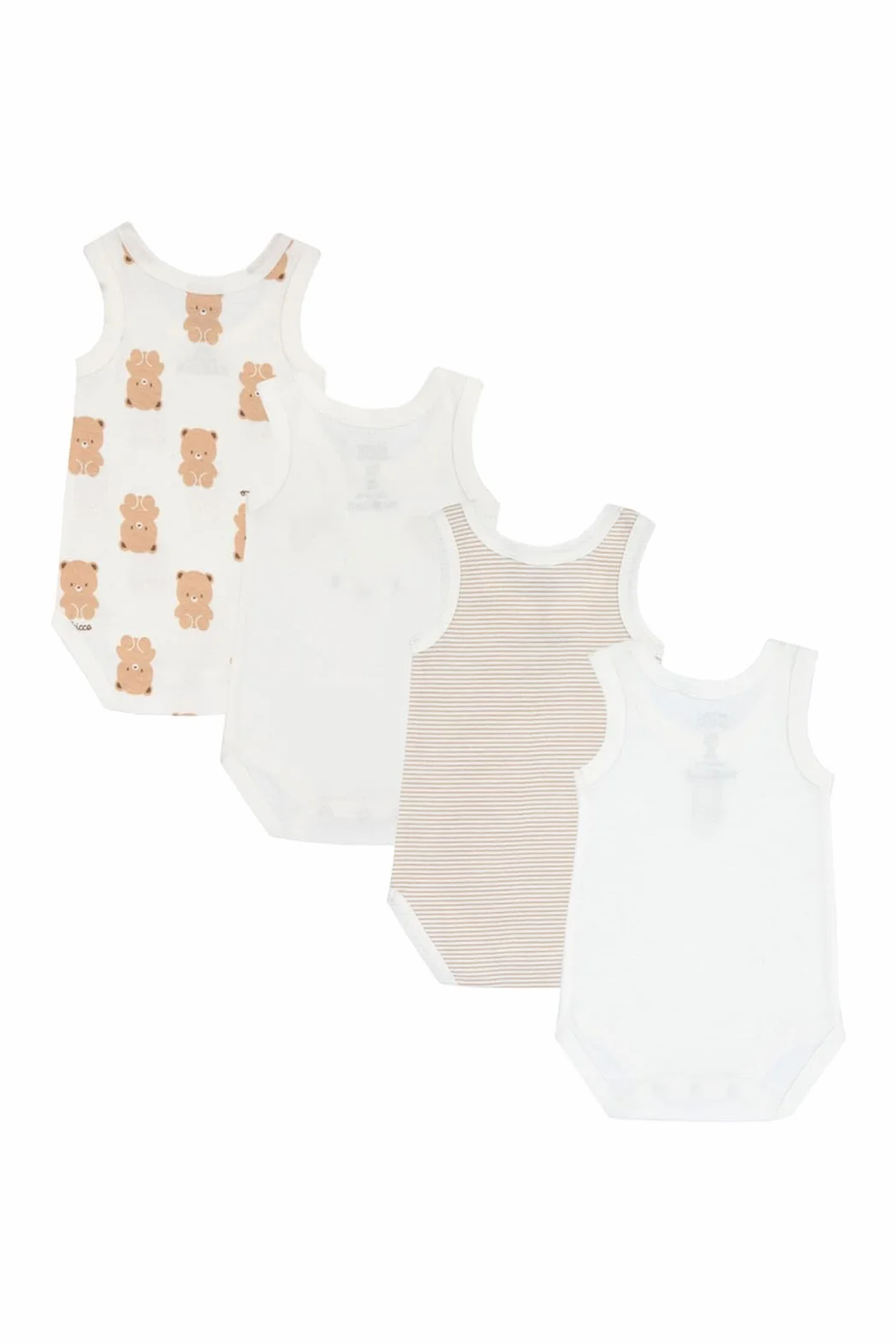 Chicco Body Neonato Set 5 Body Maniche Corte 100% Cotone Unisex Bambino 0-24 Miesi Designed in Italy