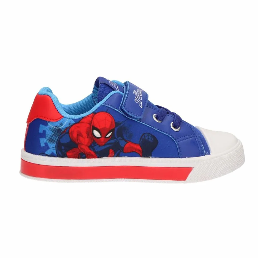 CERDÁ Life's Little Moments Zapatillas con Luces Spiderman Loneta Infantil Suela PVC para Niño Y Niña
