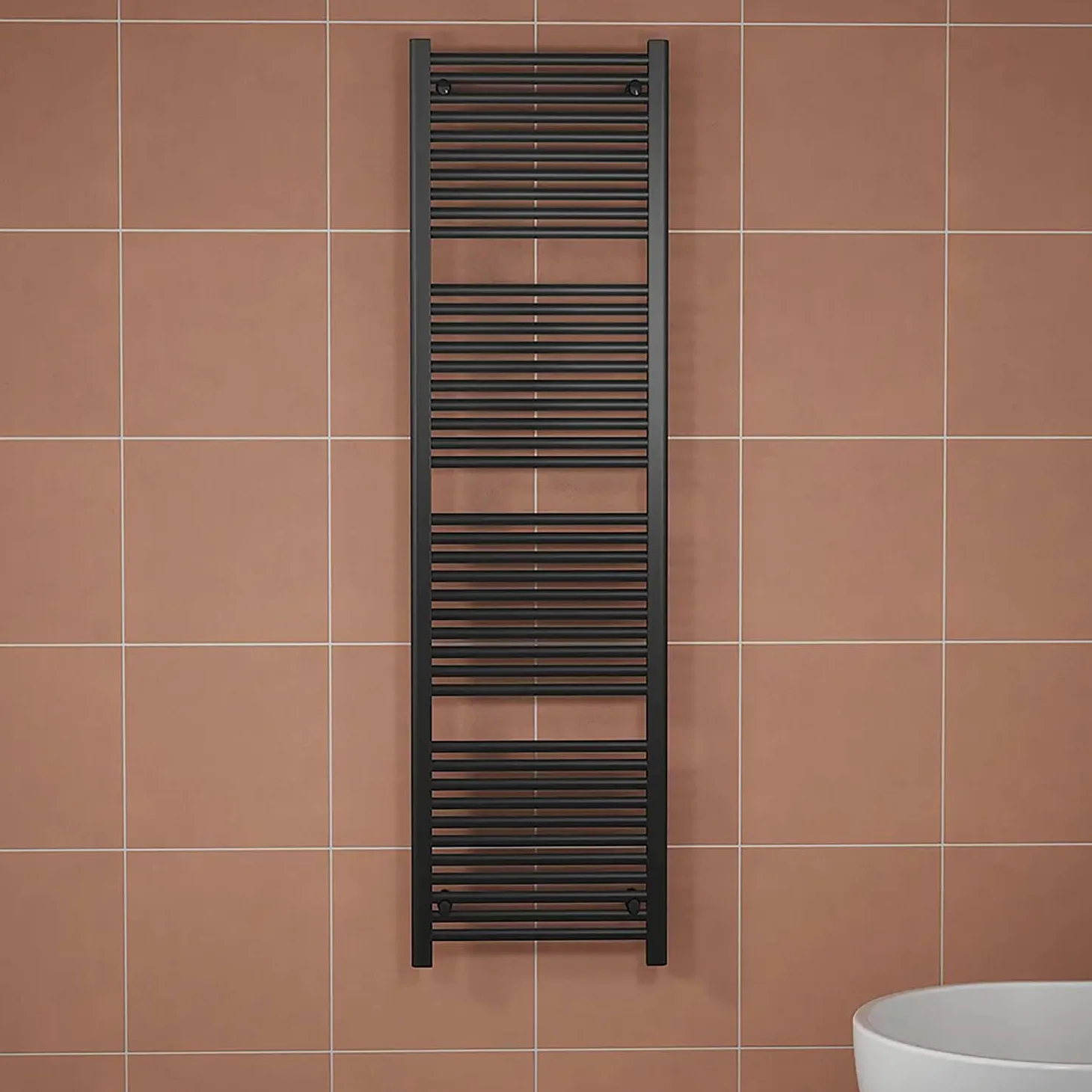 Parama Termoarredo scaldasalviette Idraulico 1800x500 Nero Opaco interasse 450 | Antares
