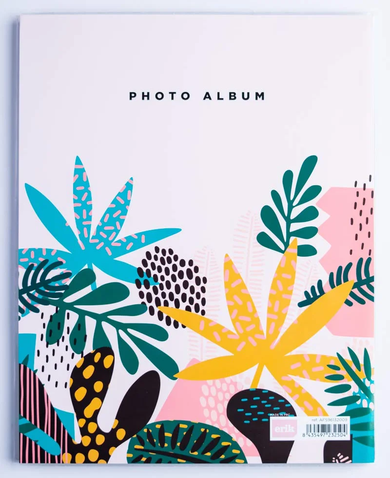Grupo Erik Album Fotografico Abstract Tropics - Album Foto 13x20 cm con 96 Tasche, 2 per Pagine, Copertina Flessibile e Compatibile con Foto 13x18, 12x18 o 13x19
