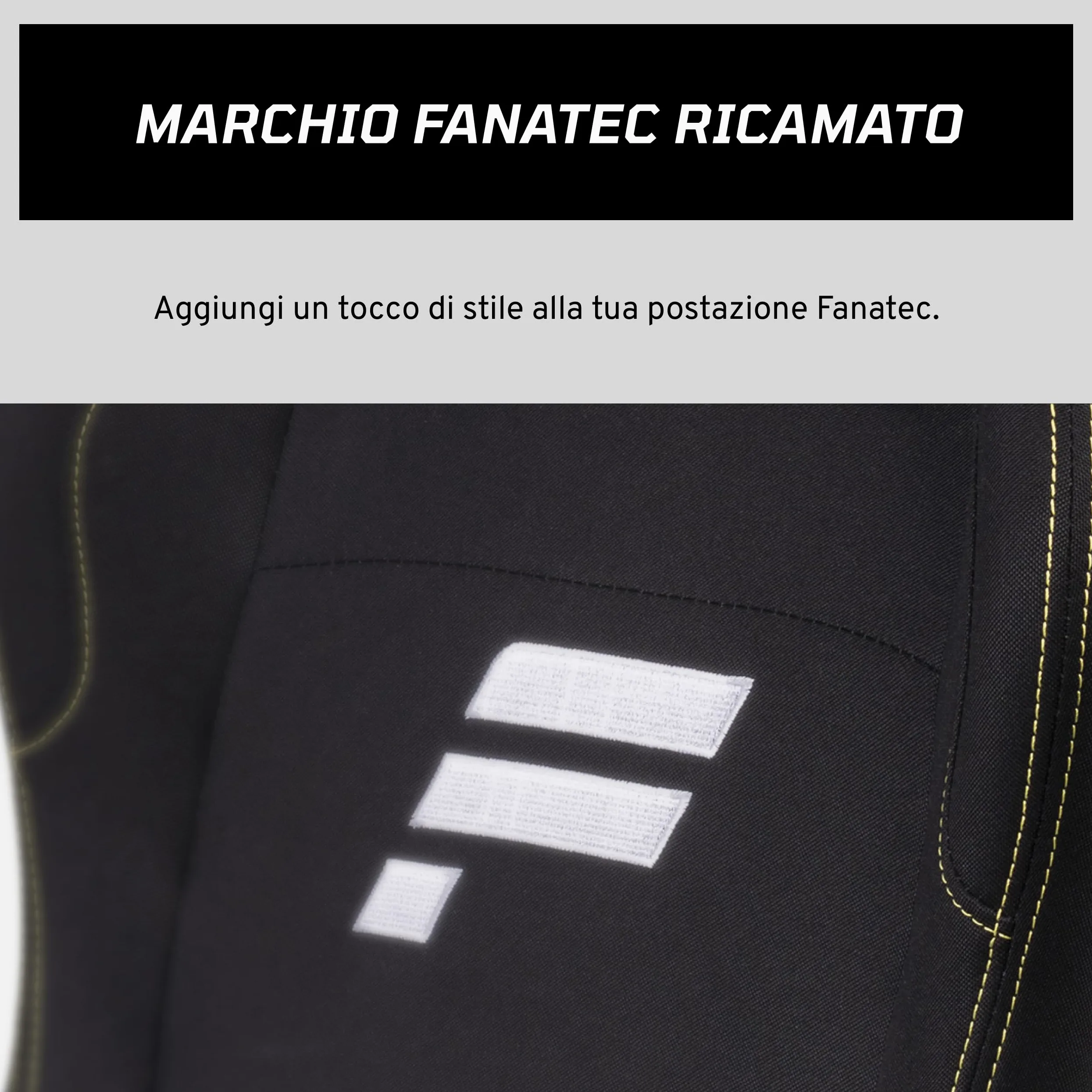 FANATEC Sim Racing CSL Cockpit Seat - Leggero e resistente, progettato per CSL Cockpit, cuscino traspirante - Nero