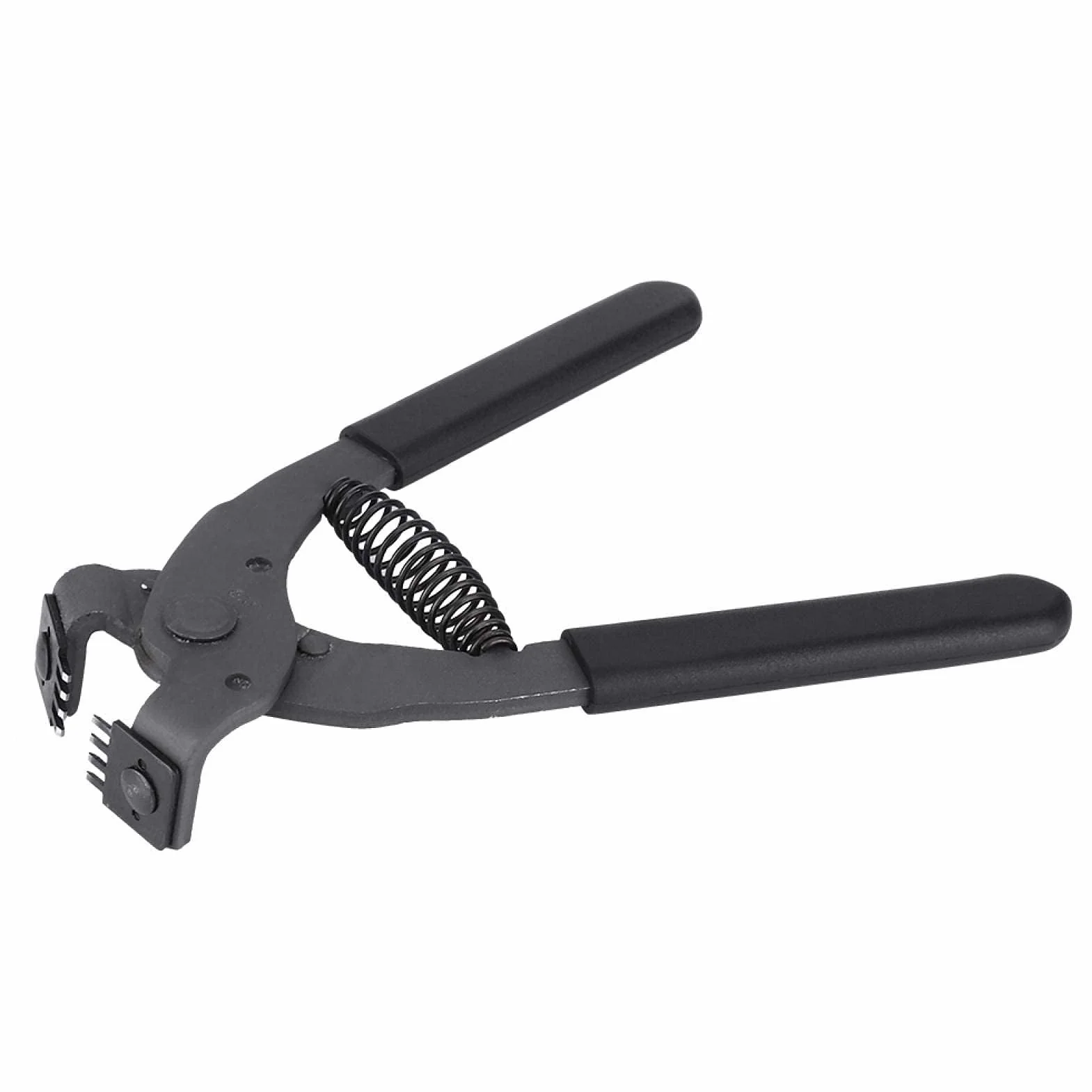Strumento per perforazione in pelle Pinza silenziosa Punzonatrice per cuoio in acciaio al carbonio Pinza per cucire a mano Punzonatrice per cintura(4mm-4 Teeth)