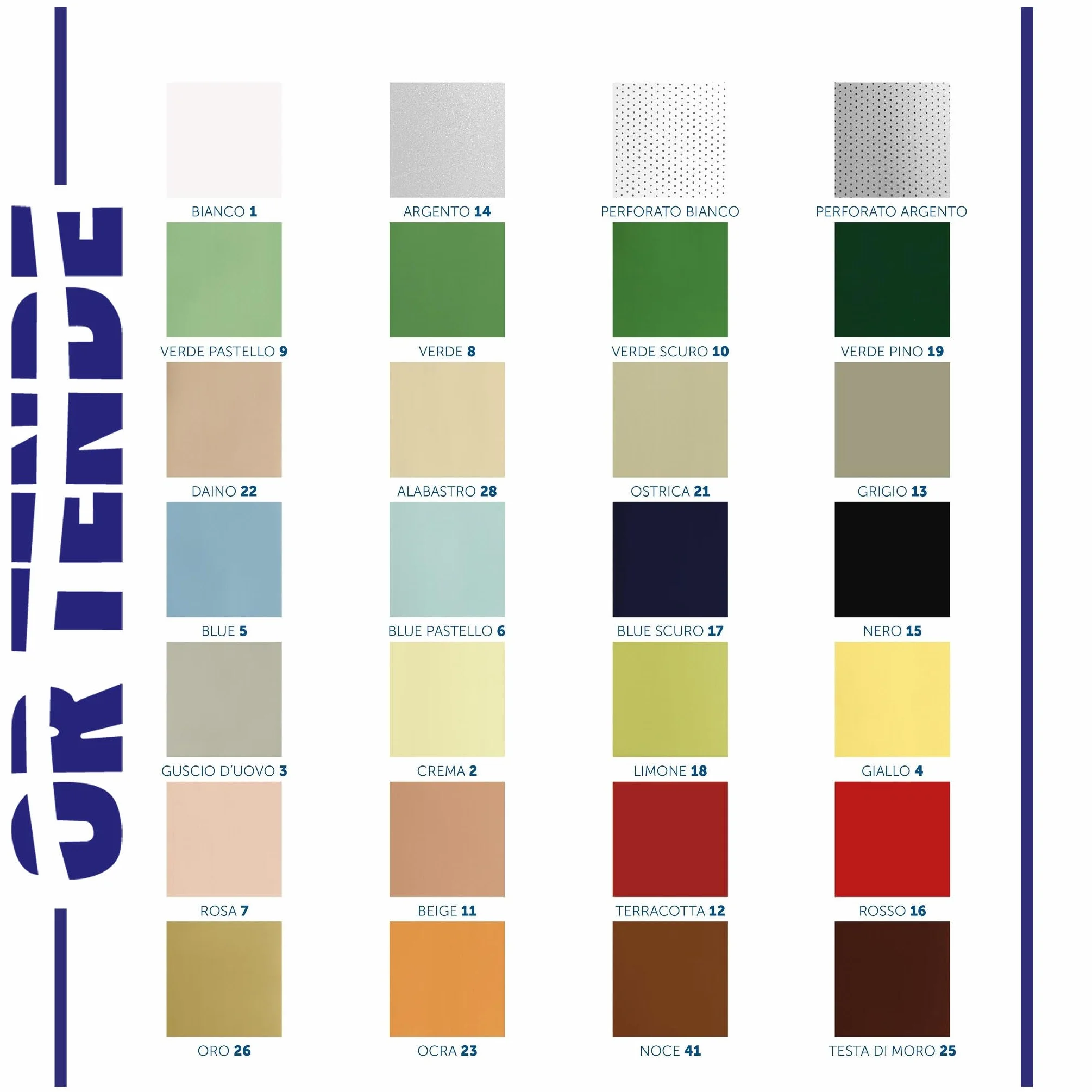 OR TENDE - Tenda Veneziana da 50 mm 260x230 cm Su Misura Personalizzata con Nastro in Plastica per esterno facile montaggio Made in Italy