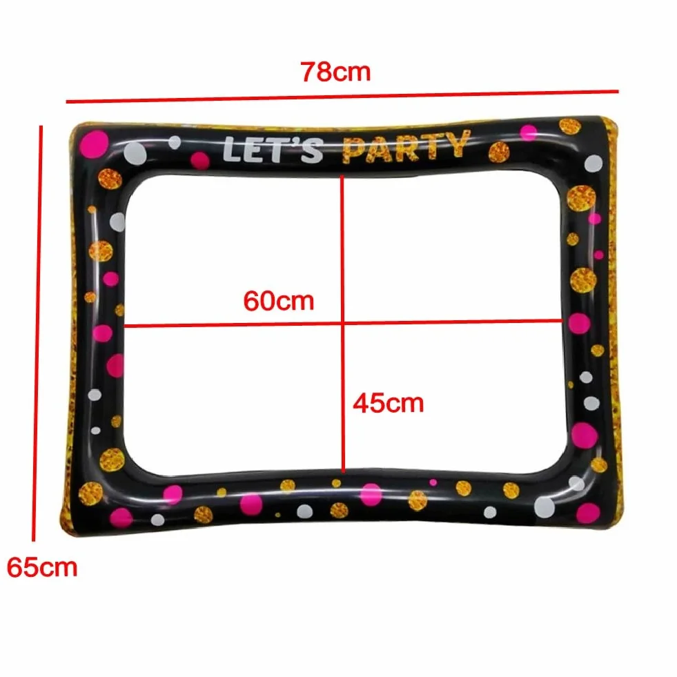 Festa photo booth con cornice portafoto grande baffi papillon labbra cappello occhiali cabina selfie props photobooth
