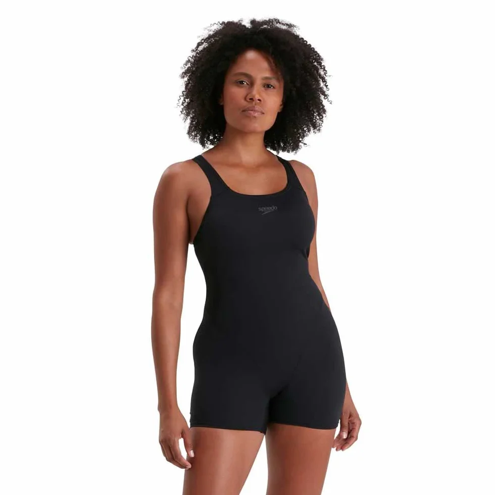 Speedo Donna Costume da bagno con gambe lunghe Eco Endurance+, Resistenza al cloro, Tessuto riciclato, Swim Fitness, Allenamento, Vacanze