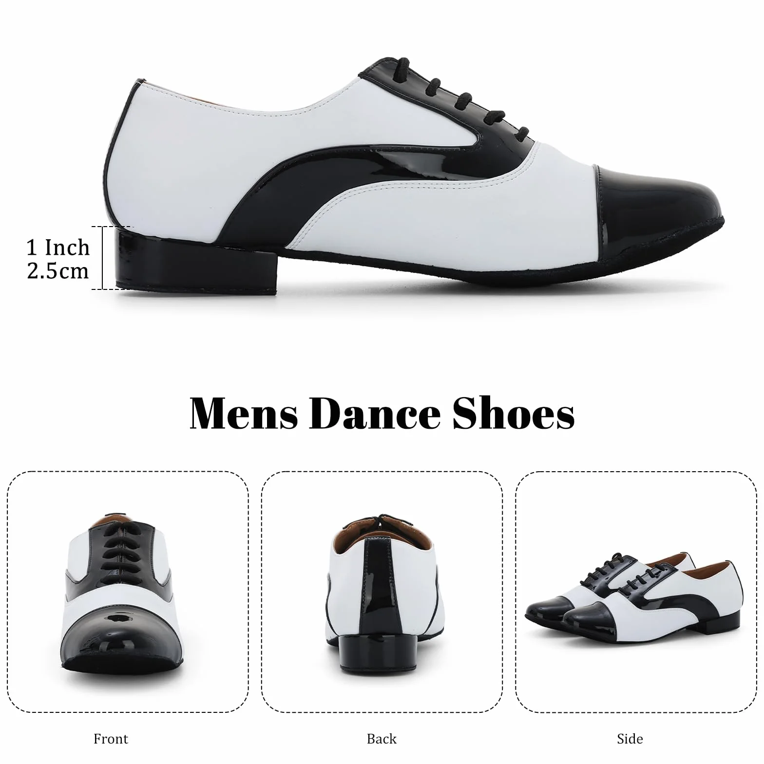 Scarpe da Ballo Latino Uomo Professionali per Salsa Tango Jazz