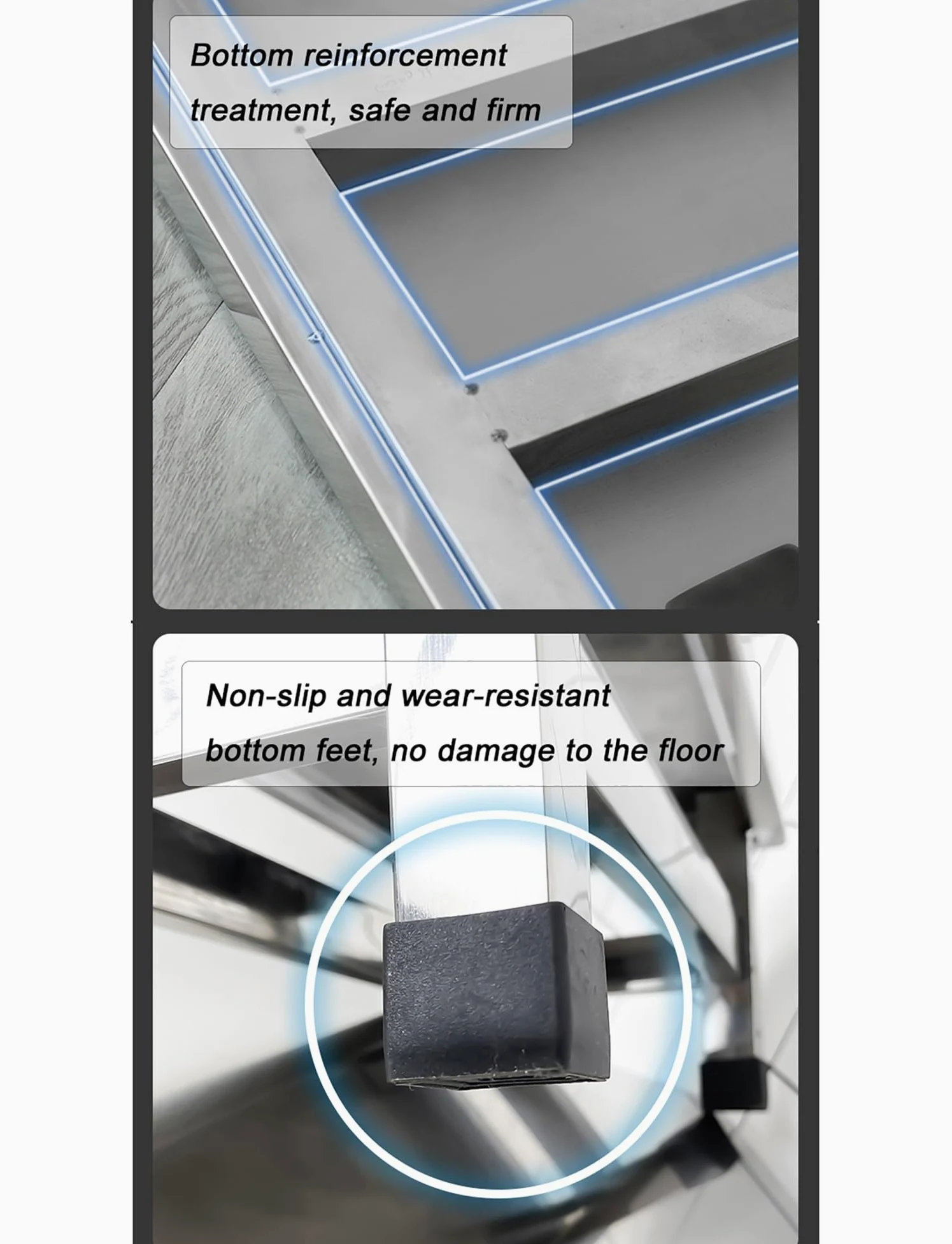 Supporto per condizionatore d'aria industriale, base rialzata per unità AC, supporto quadrato per rack resistente, dimensioni 35 x 35 x 30 cm, ideale per officine e garage