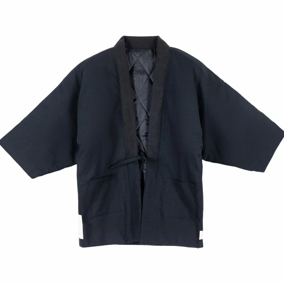 Giacche Giapponesi Calde con Stampa a in Stile Giapponese, Cappotto Casual Aperto sul Davanti, Cappotto Tradizionale Hanten, Cappotto Trapuntato alla Moda