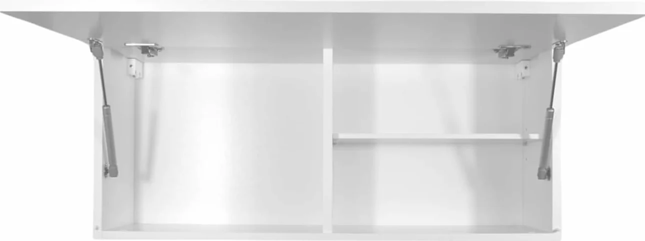 Mobilietto Pensile da Bagno Laura Salvaspazio Mobile da Parete Sospeso Armadietto Pieghevole con Apertura Telescopica Mobilietti con Ripiano, Bianco Opaco, 39 x 90 x 23 cm