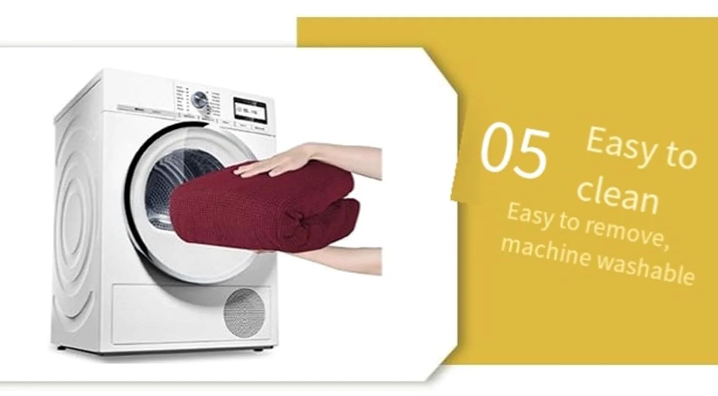 Coprisedia elastici in stile nordico, per sala da pranzo, sedie rotonde con braccioli, protezioni moderne per mobili da ufficio, facili da pulire