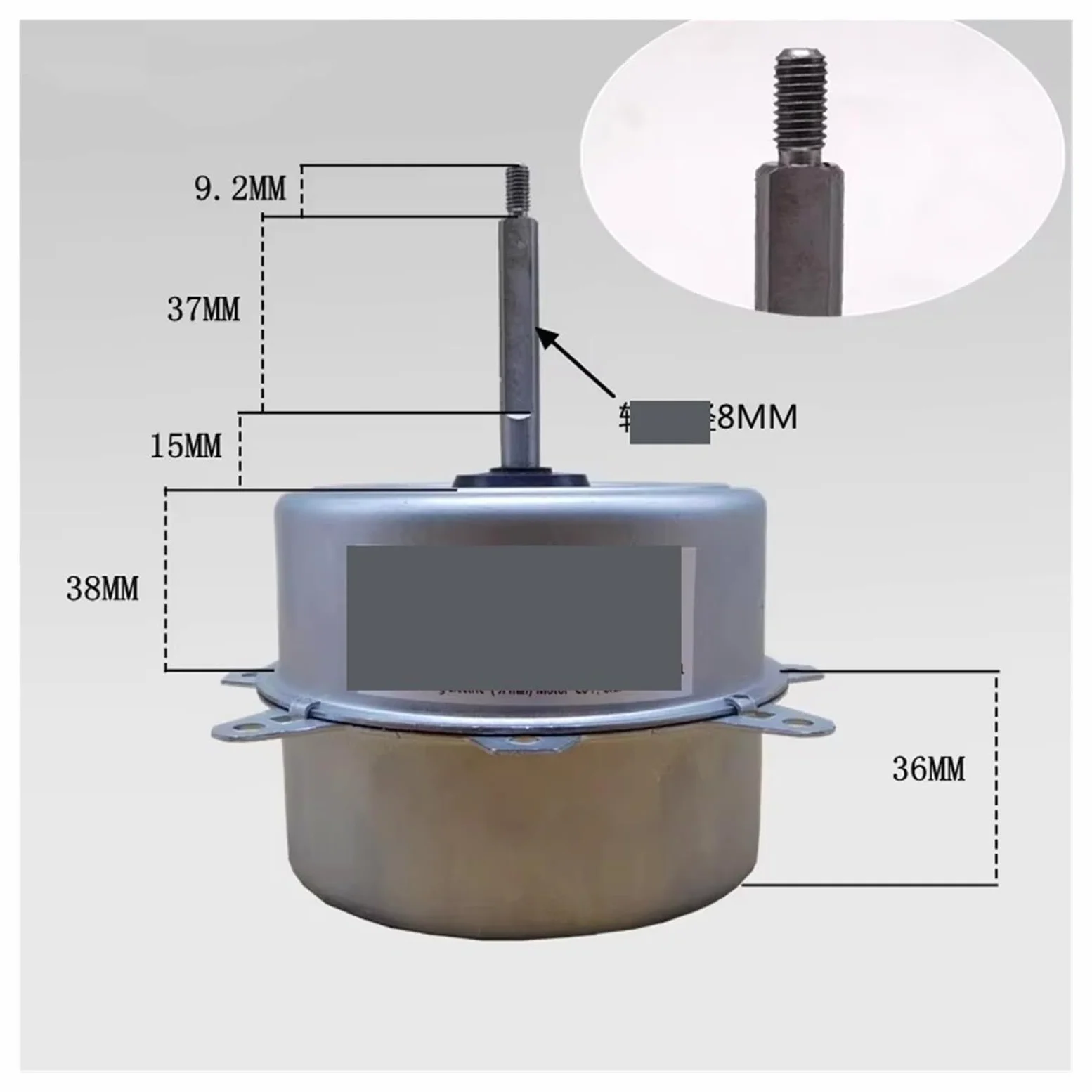 Motore del ventilatore esterno for aria condizionata, compatibile for Haier, KFD-40M KFD-40MT KFD-40M1 KFD-40 0010404261 Motori for parti di condizionamento dell'aria