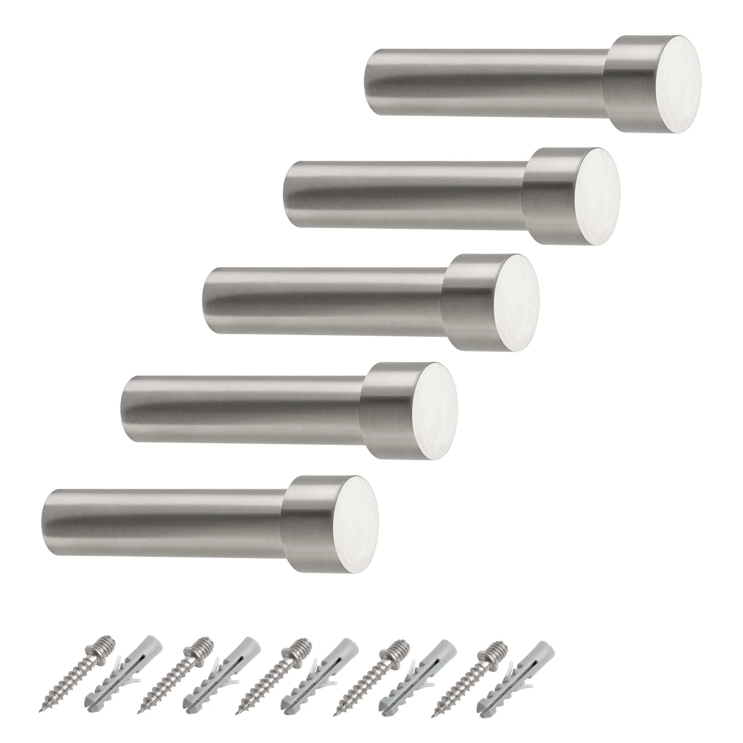 Ganci per appendiabiti TUULA III Acciaio inossidabile massiccio 70 mm - SOTECH