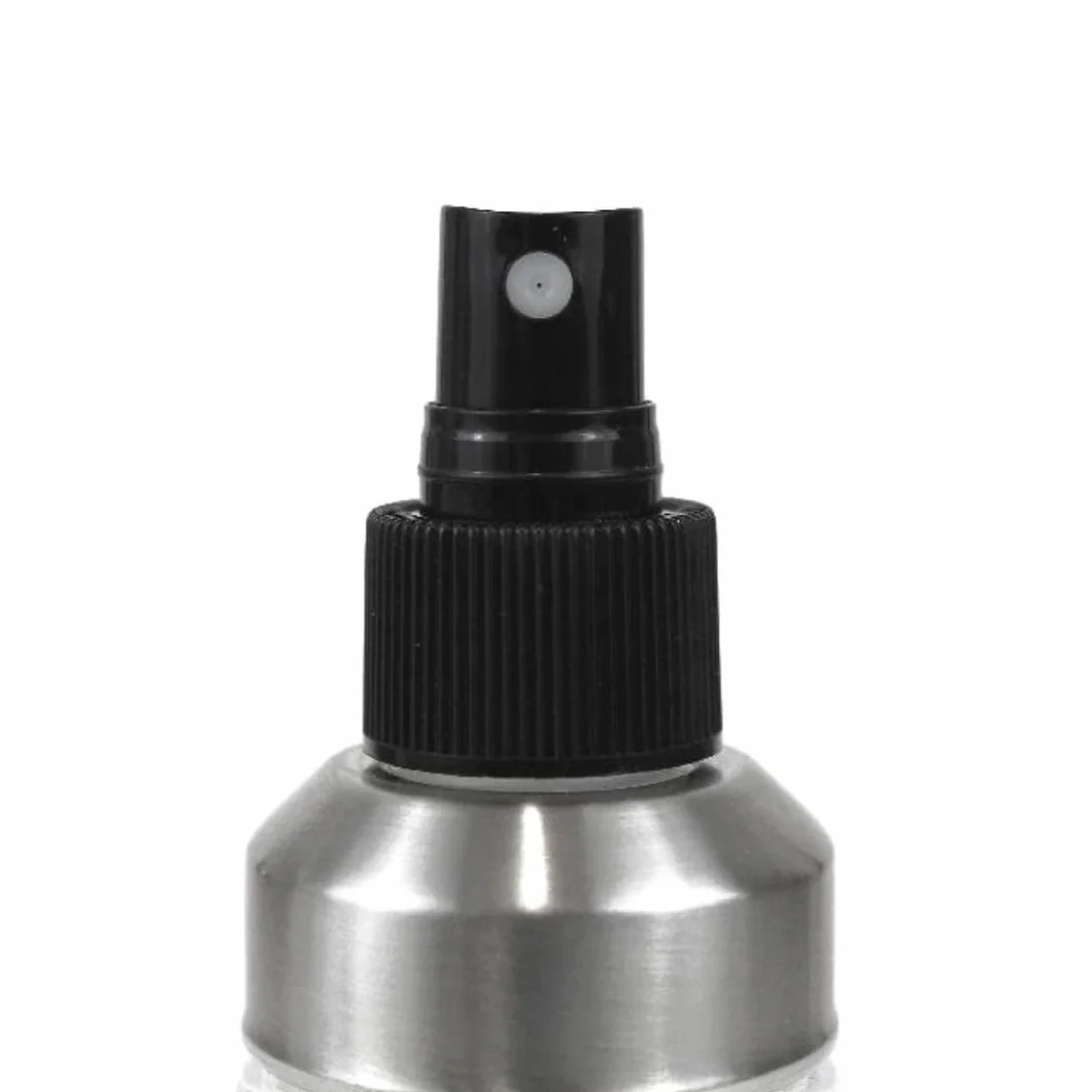 PARENCE.- Olio e aceto spray 330 ml - Dispenser spray in vetro e acciaio inox - Bottiglia riutilizzabile per cucinare, grigliare e insalate - 6,8 x 6,8 x 20,5 cm
