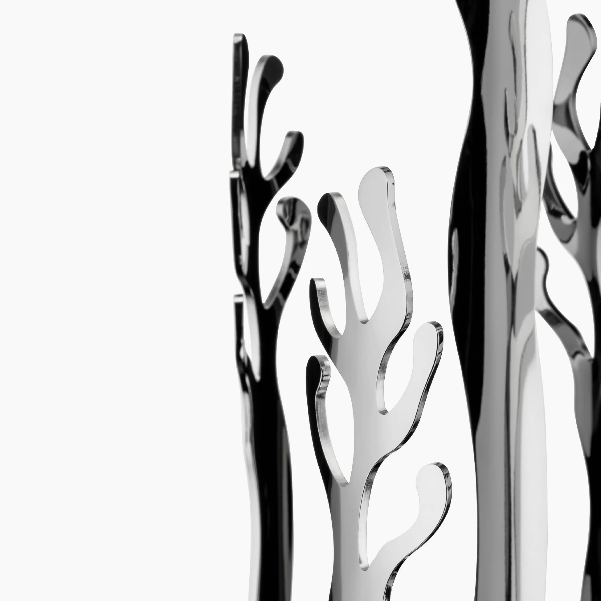 Alessi Mediterraneo ESI19 - Portabicchieri a Due Scomparti in Acciaio Inox, Lucido