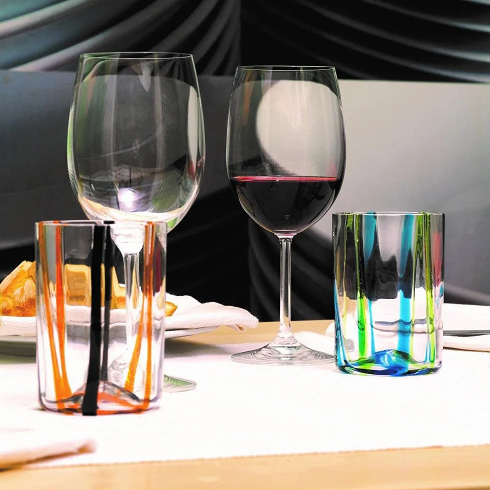 Zafferano Tirache Bicchiere Acqua 35 Cl Set 6 Pz Multicolore