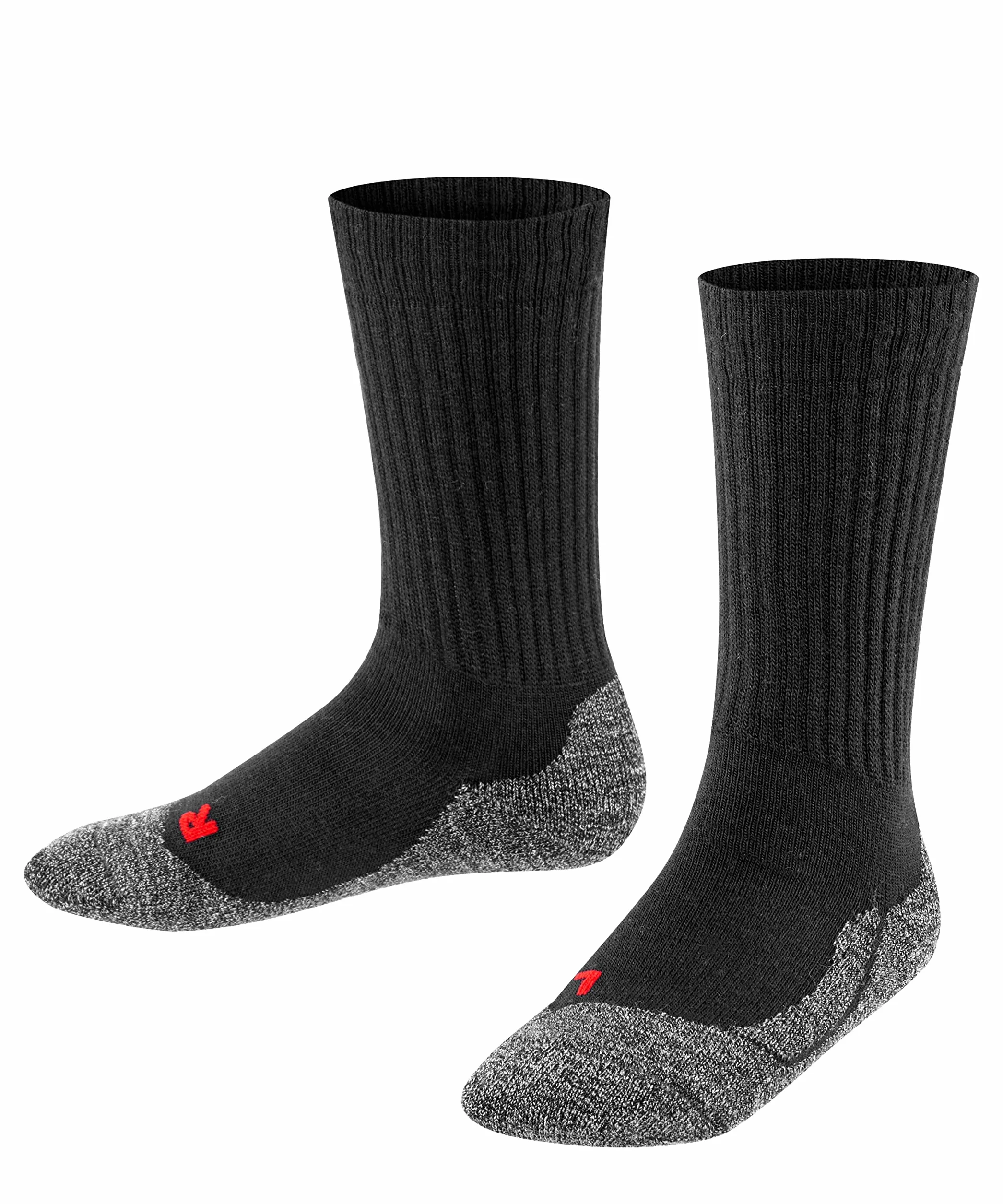FALKE Active Warm, Calzini Unisex - Bambini, Lana, Nero (Black 3000), 35-38 pacco da 1