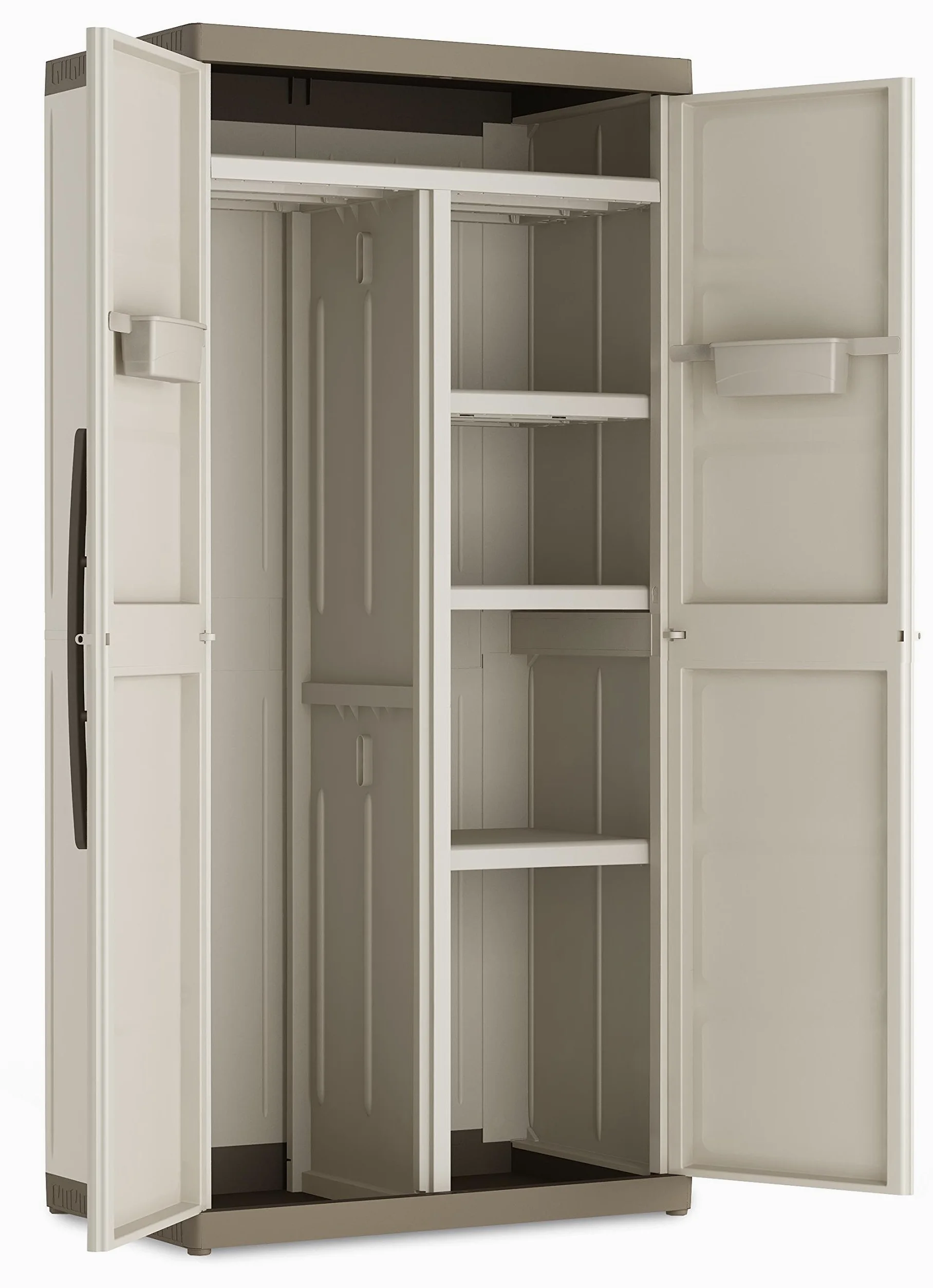 Keter Excellence Armadio per interni ed esterni, colore: beige/sabbia, 89 x 54 x 182 cm