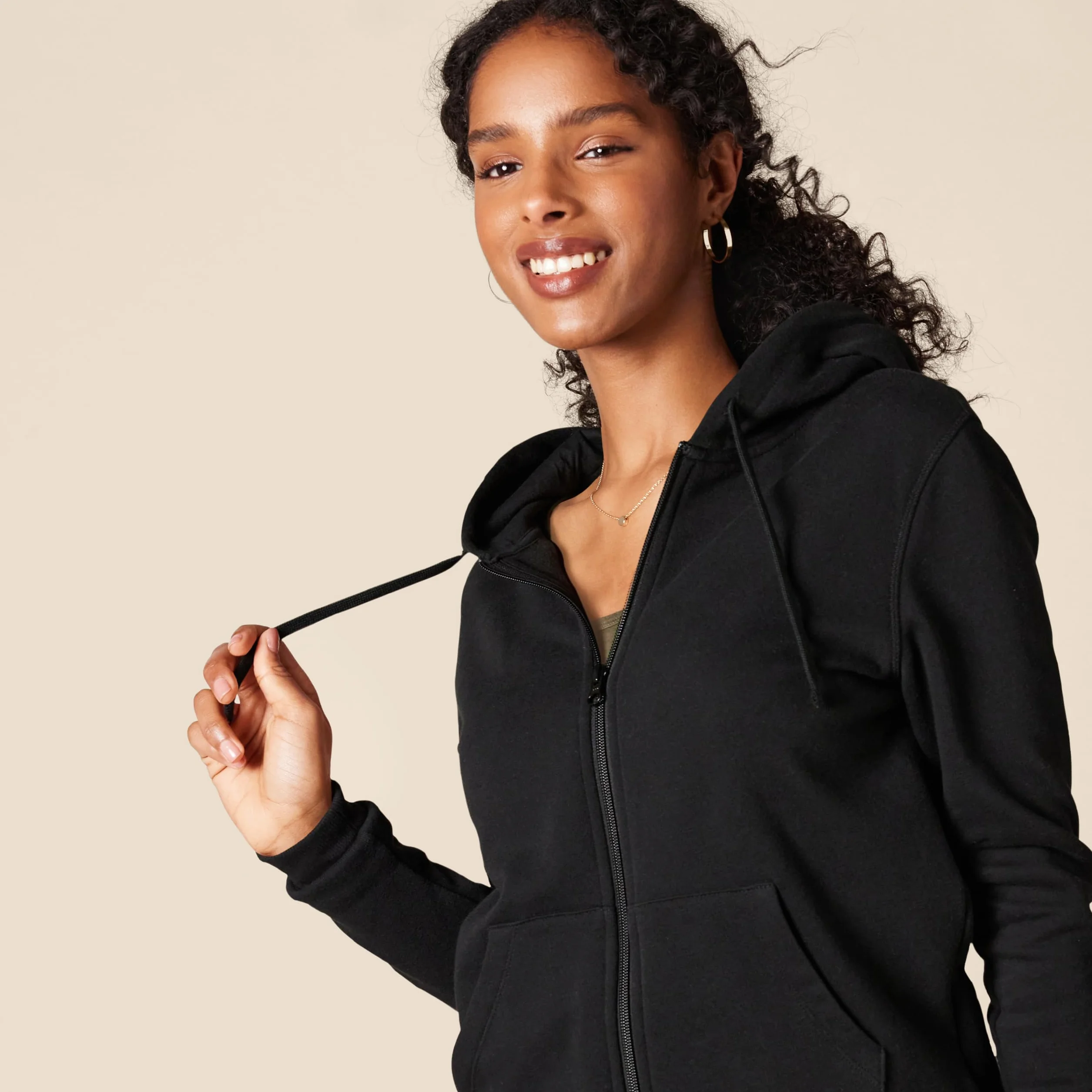 Amazon Essentials Donna Felpa con Cappuccio e Cerniera in Pile