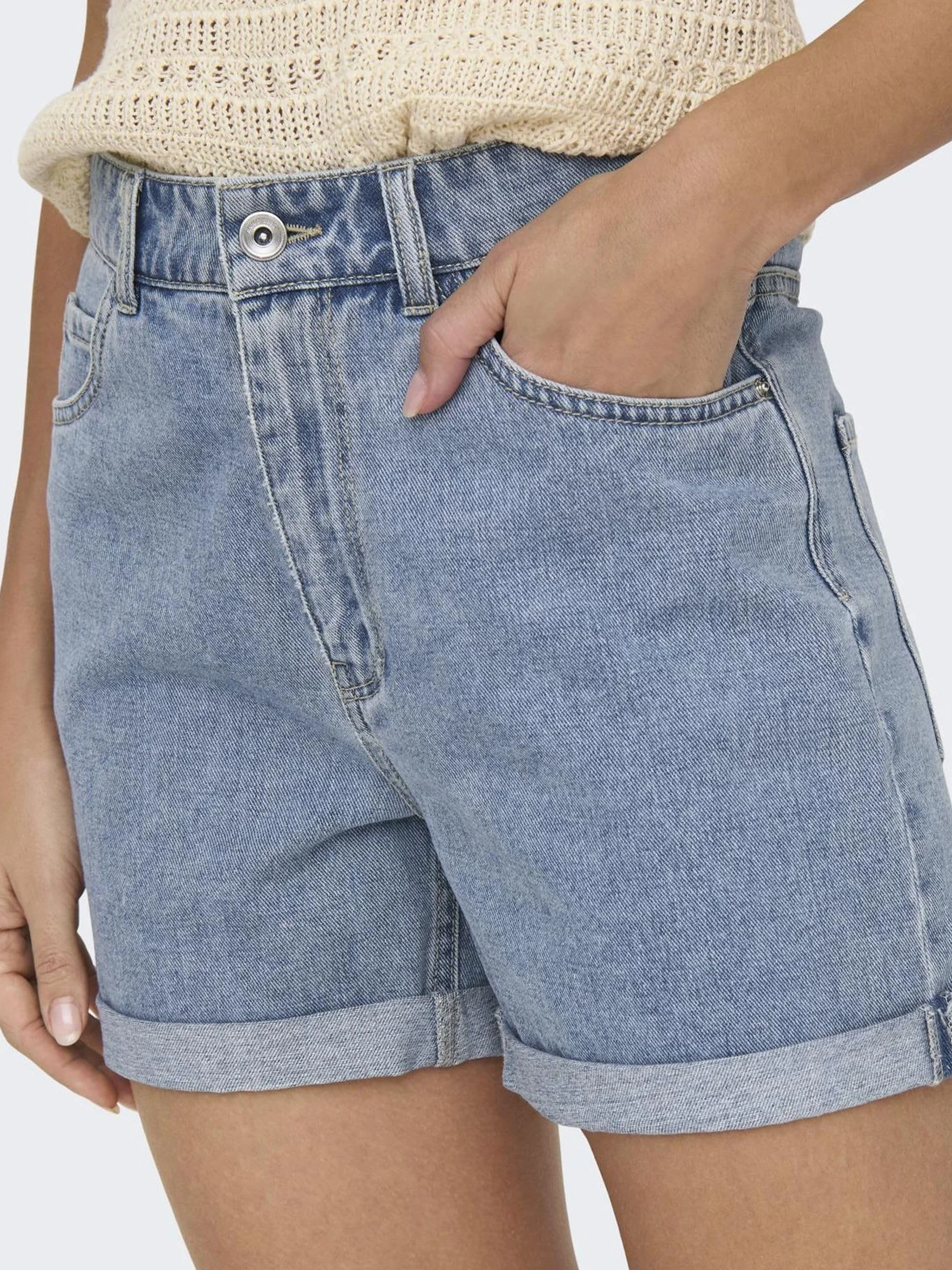 ONLY Denim Shorts ONLVEGA High Waist Regular Fit Denim Shorts